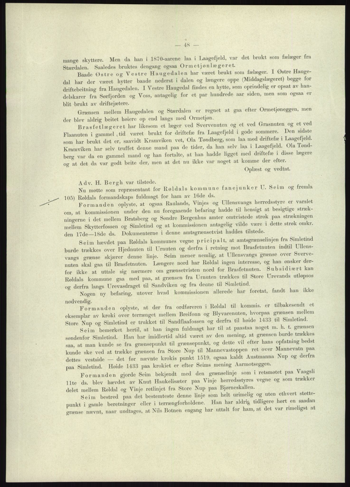 Høyfjellskommisjonen, AV/RA-S-1546/X/Xa/L0001: Nr. 1-33, 1909-1953, p. 1631