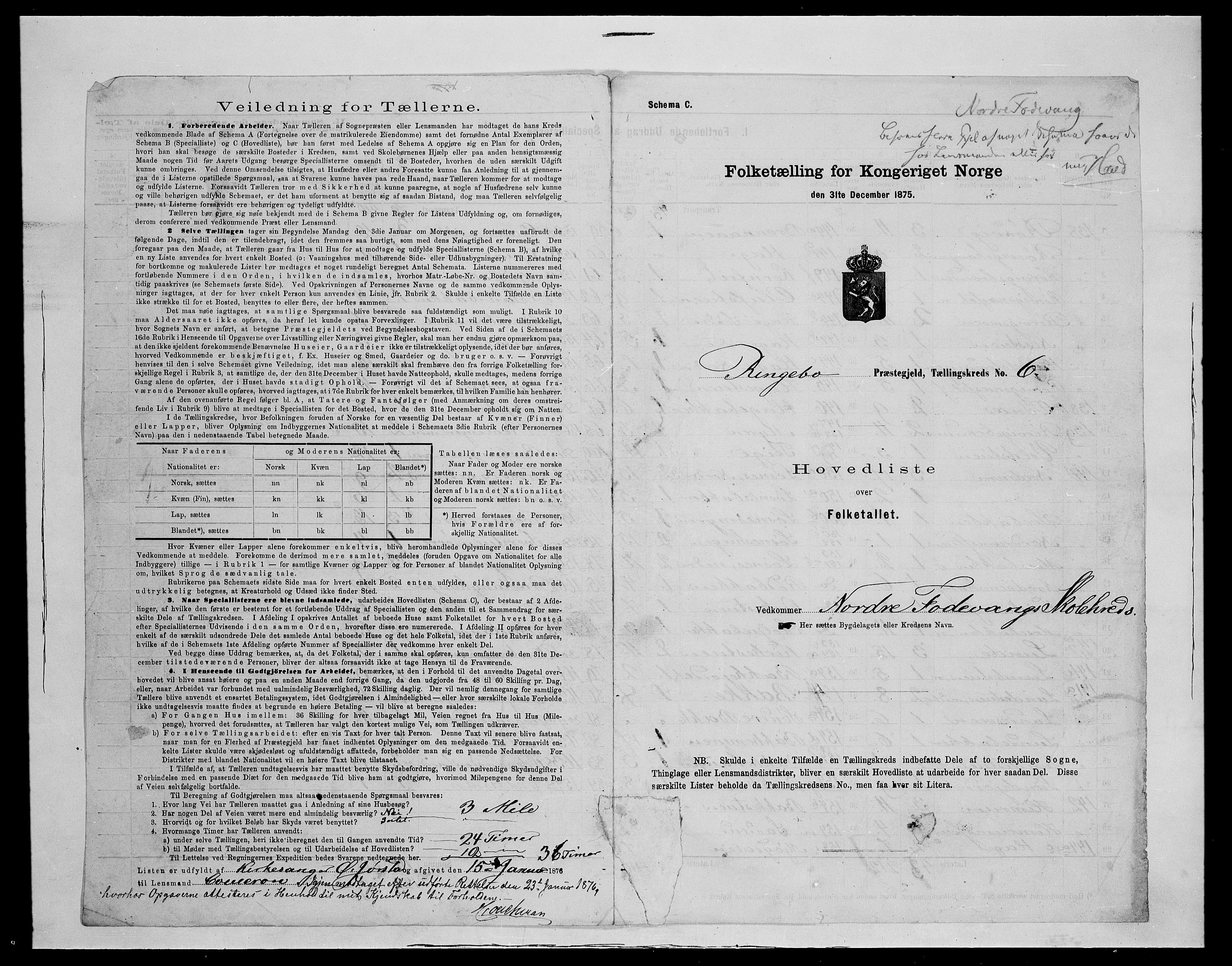 SAH, 1875 census for 0520P Ringebu, 1875, p. 30