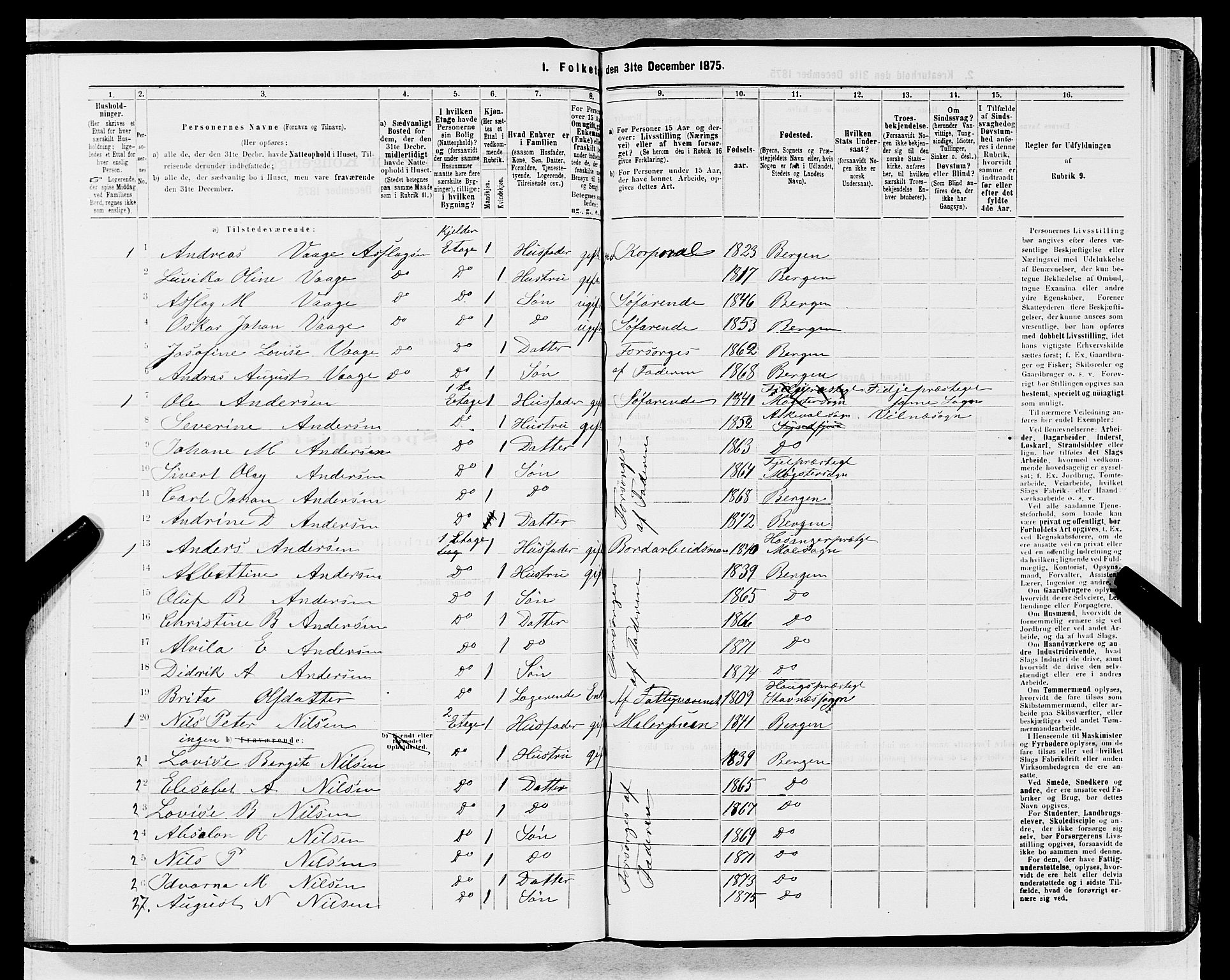 SAB, 1875 census for 1301 Bergen, 1875, p. 5567