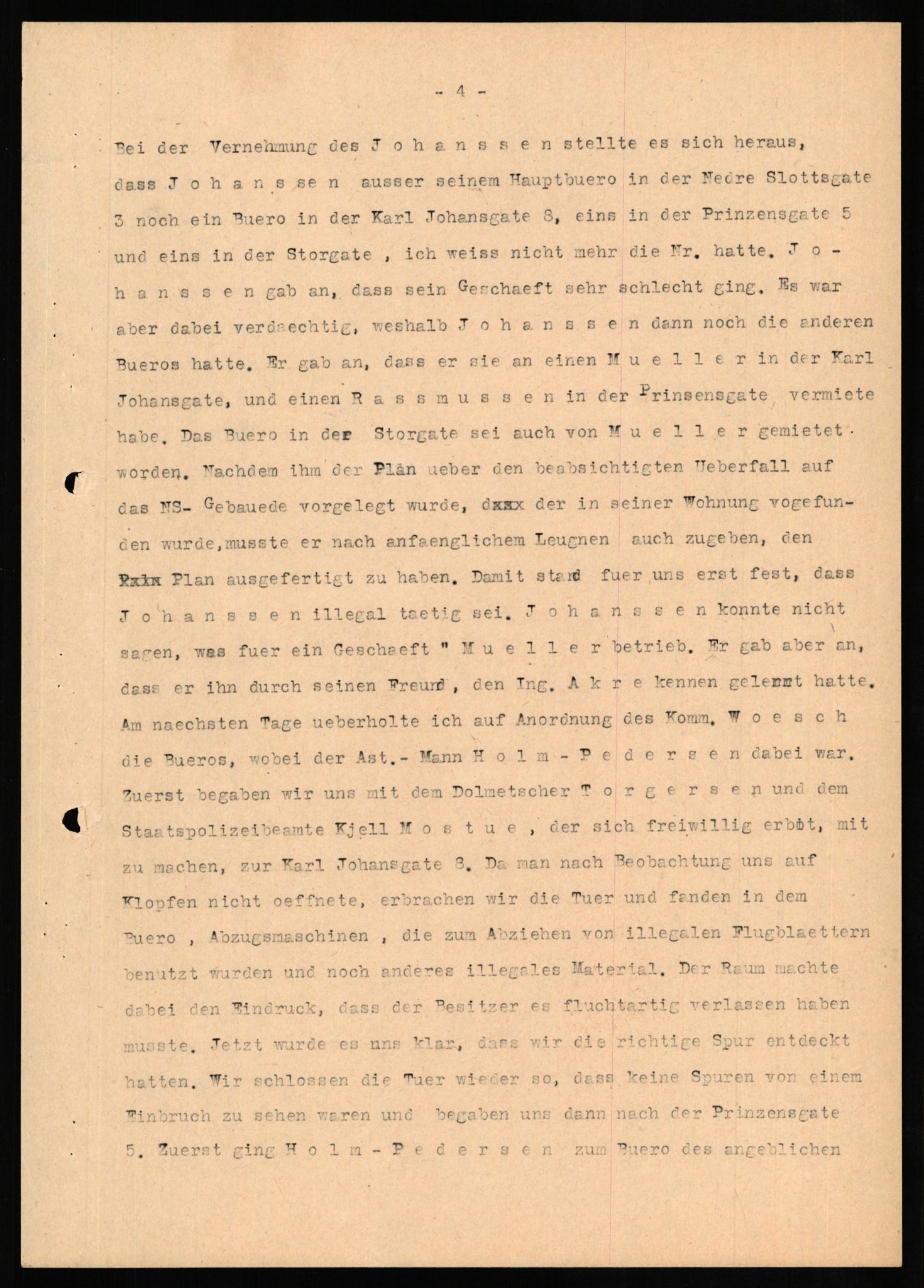 Forsvaret, Forsvarets overkommando II, AV/RA-RAFA-3915/D/Db/L0018: CI Questionaires. Tyske okkupasjonsstyrker i Norge. Tyskere., 1945-1946, p. 212