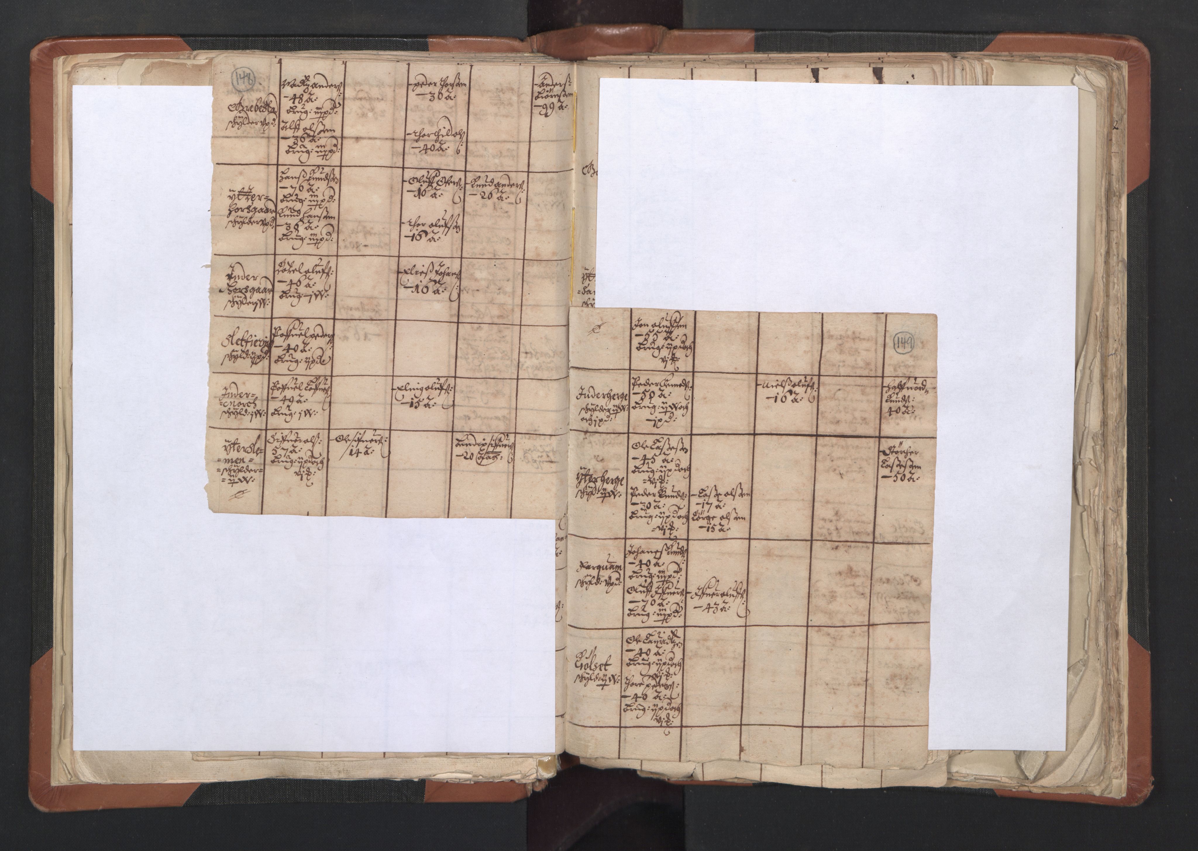 RA, Vicar's Census 1664-1666, no. 27: Romsdal deanery, 1664-1666, p. 148-149