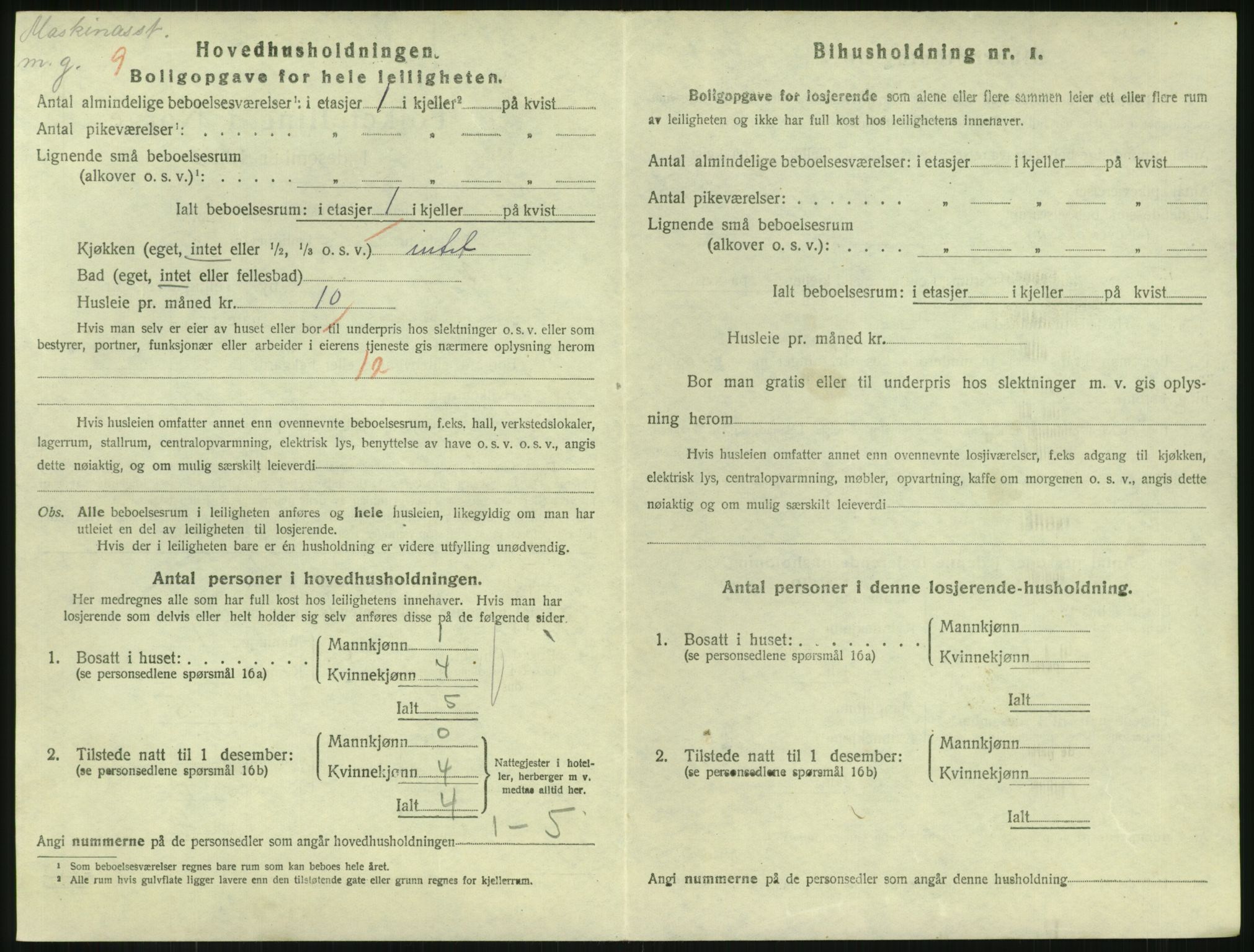 SAKO, 1920 census for Horten, 1920, p. 5952