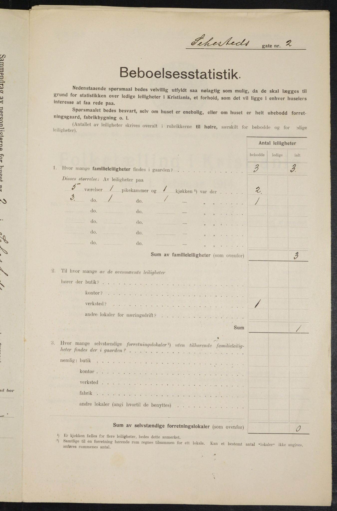 OBA, Municipal Census 1914 for Kristiania, 1914, p. 93582