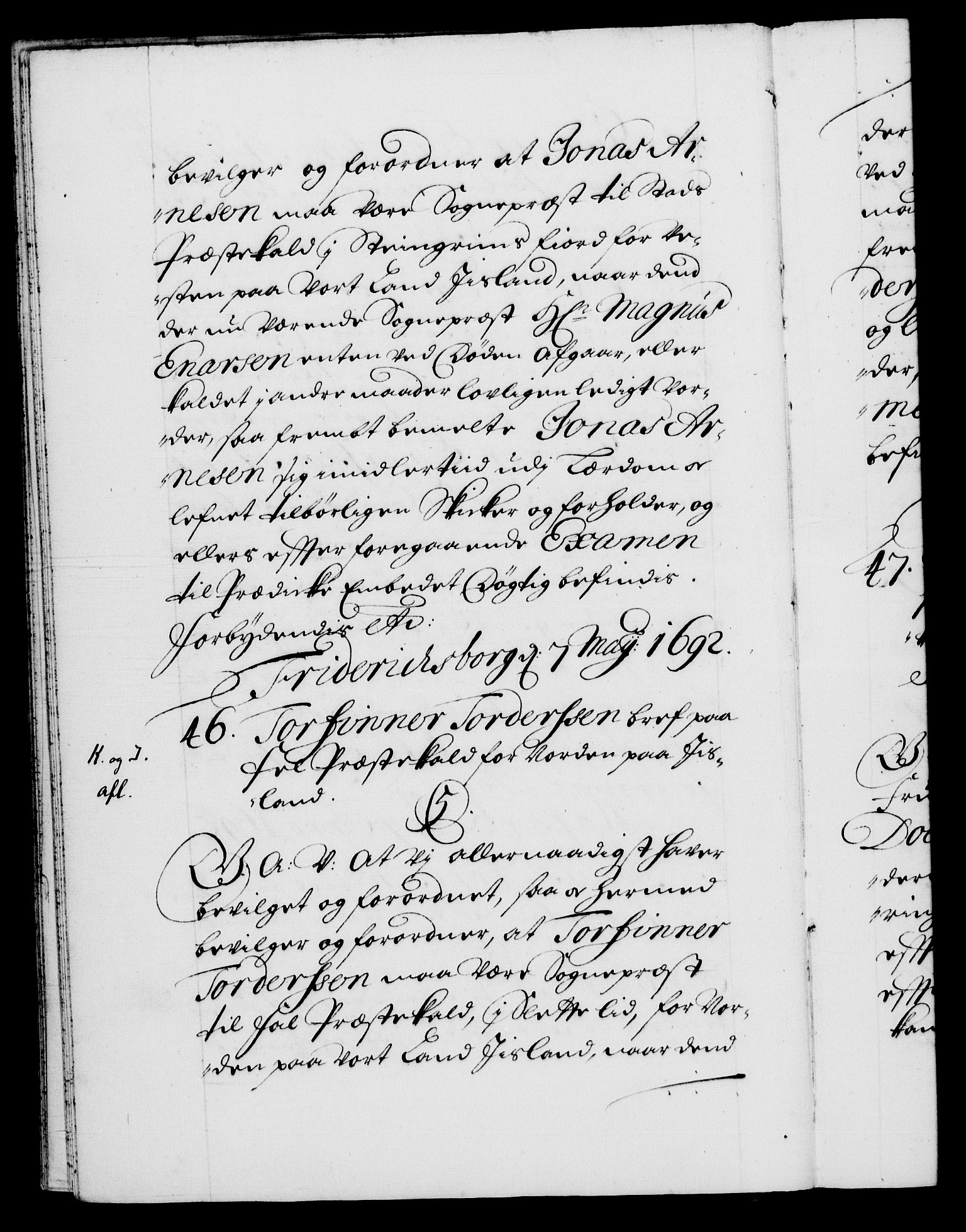 Danske Kanselli 1572-1799, AV/RA-EA-3023/F/Fc/Fca/Fcaa/L0016: Norske registre (mikrofilm), 1692-1697, p. 23b