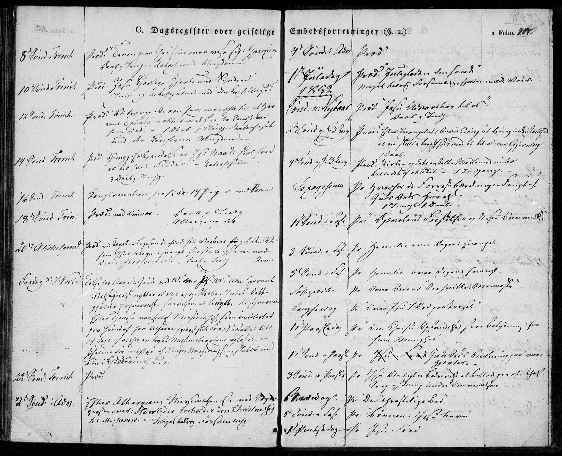 Tveit sokneprestkontor, AV/SAK-1111-0043/F/Fa/L0003: Parish register (official) no. A 3, 1829-1852, p. 207