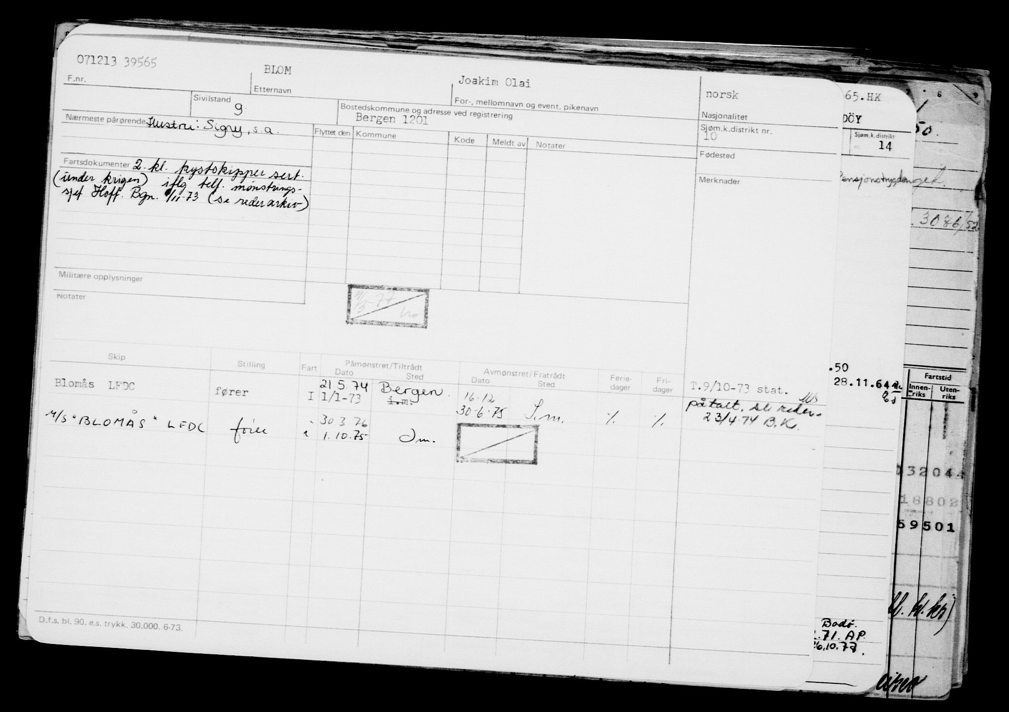 Direktoratet for sjømenn, AV/RA-S-3545/G/Gb/L0117: Hovedkort, 1913-1914, p. 80