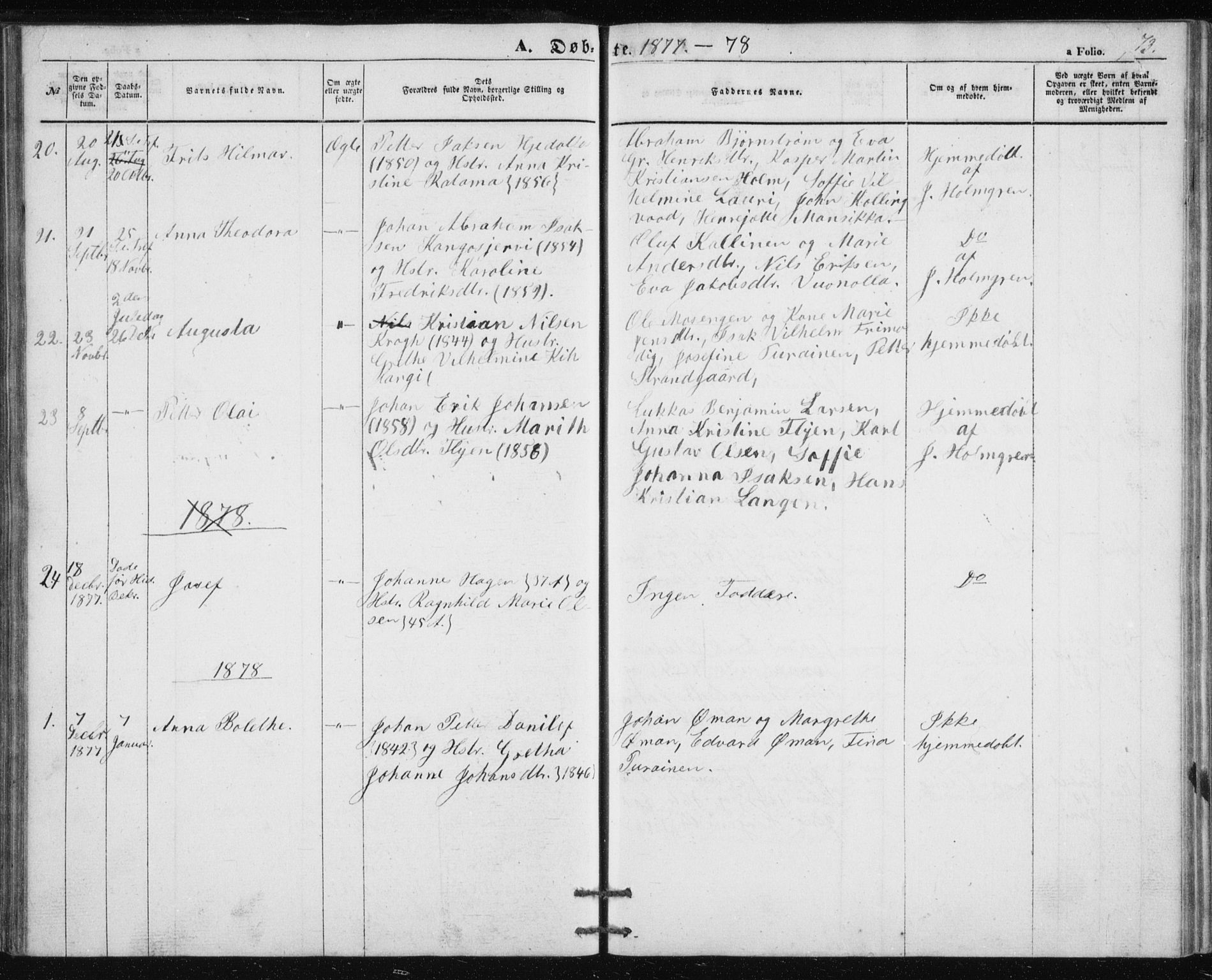 Alta sokneprestkontor, SATØ/S-1338/H/Hb/L0002.klokk: Parish register (copy) no. 2, 1856-1880, p. 72