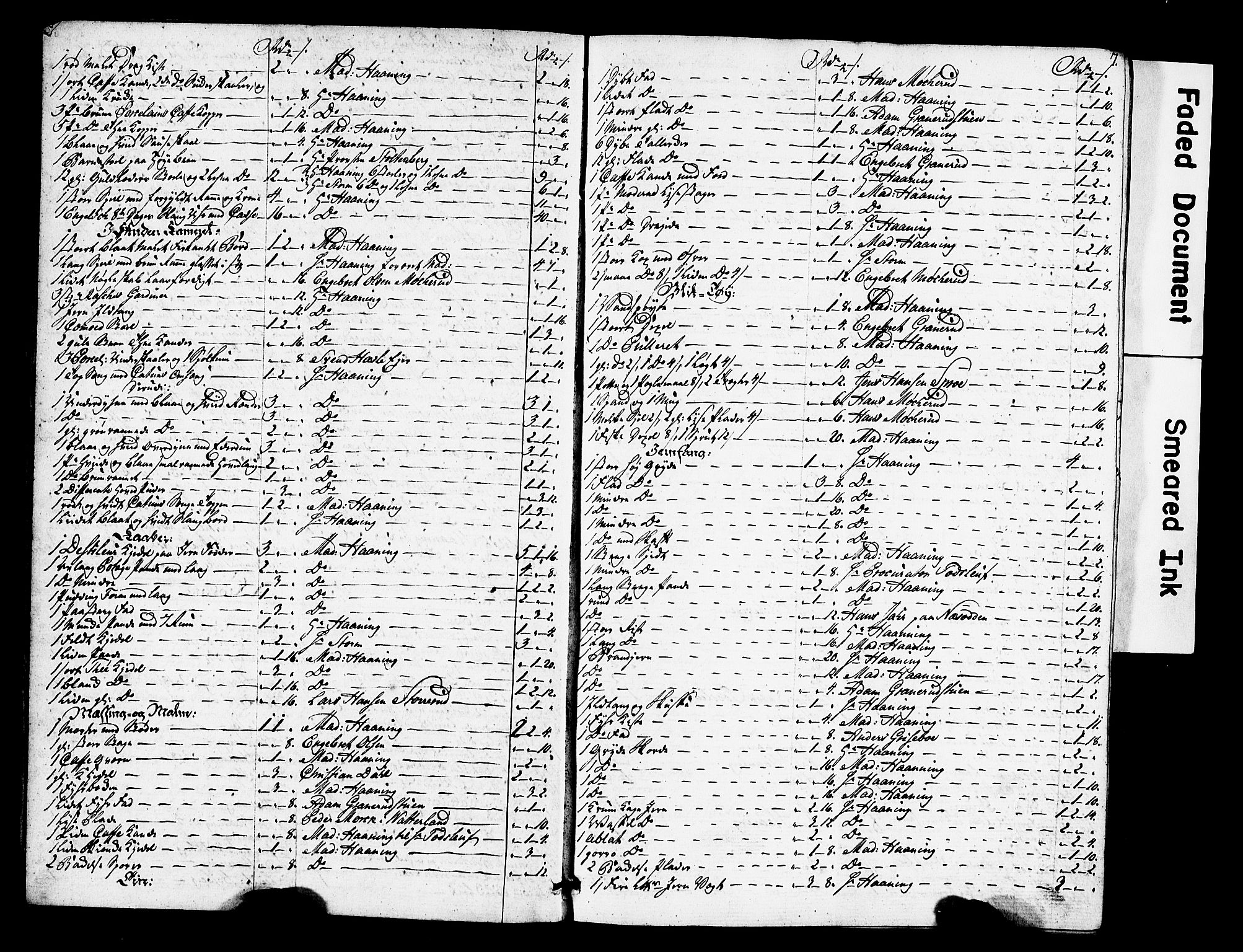 Den geistlige jurisdiksjon, AV/SAO-A-11097/G/Gb/Gbb/L0002: Skifteprotokoll, 1780-1824, p. 6b-7a