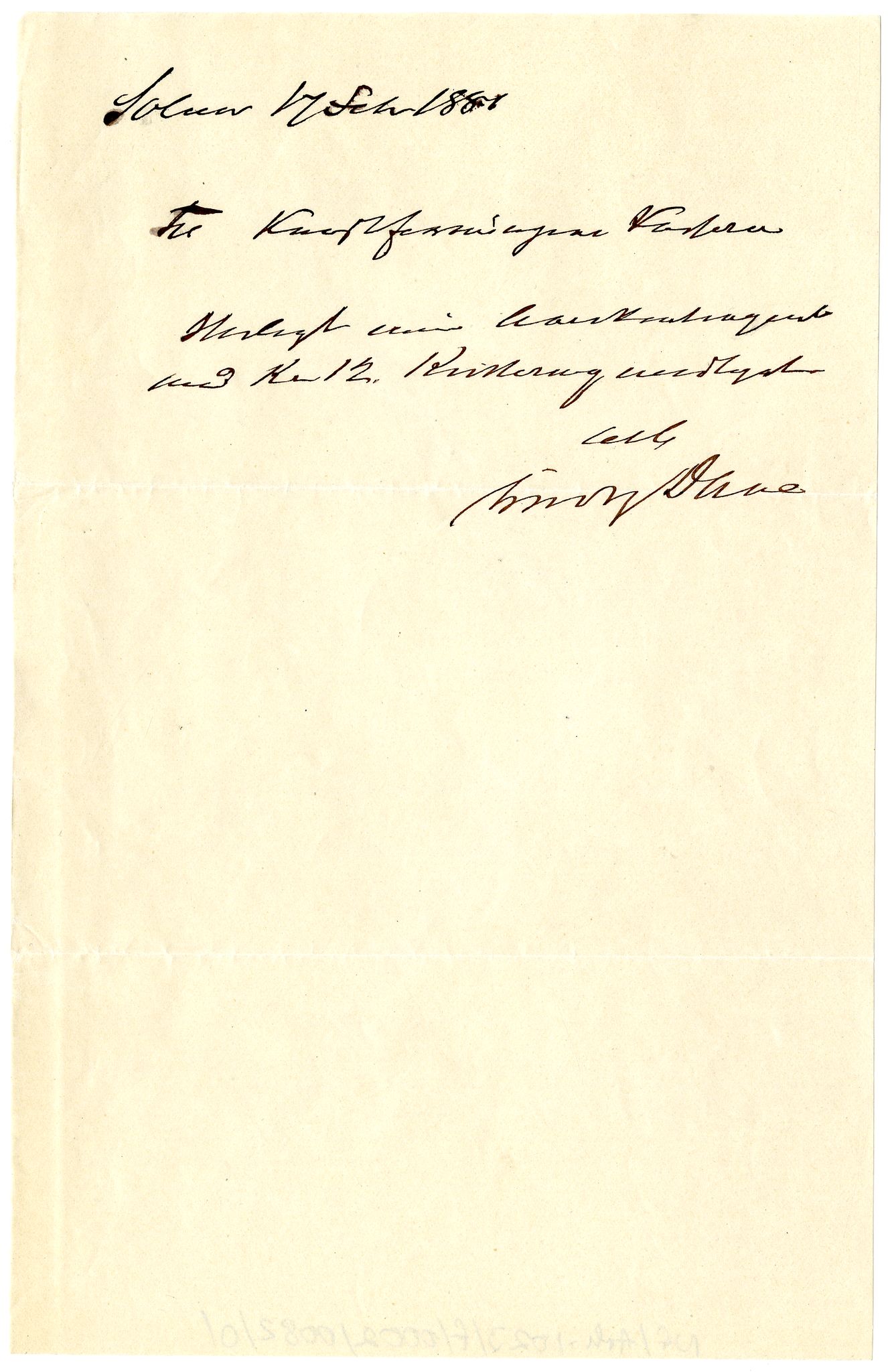 Diderik Maria Aalls brevsamling, NF/Ark-1023/F/L0002: D.M. Aalls brevsamling. B - C, 1799-1889, p. 389