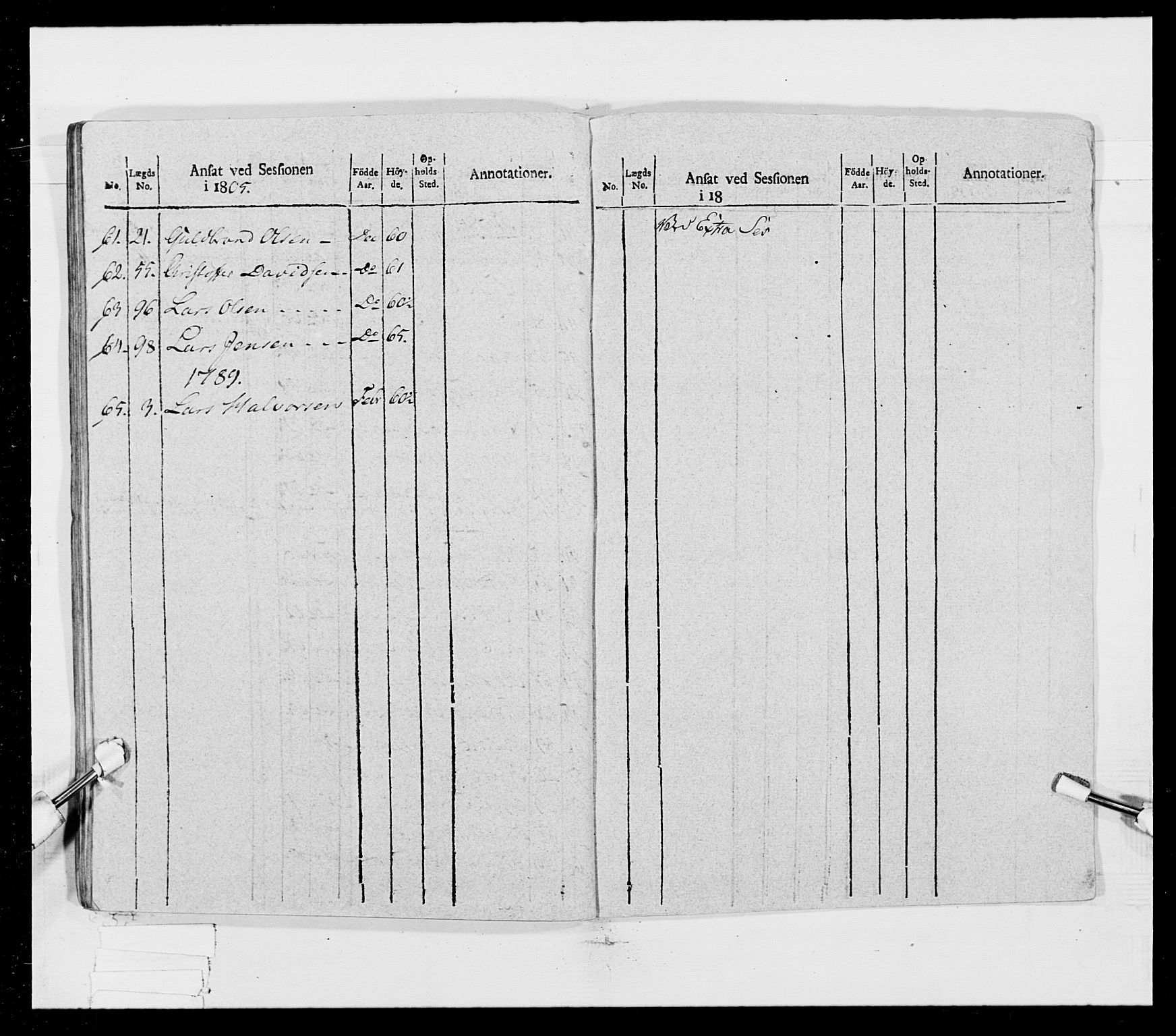 Generalitets- og kommissariatskollegiet, Det kongelige norske kommissariatskollegium, AV/RA-EA-5420/E/Eh/L0023: Norske jegerkorps, 1805, p. 48