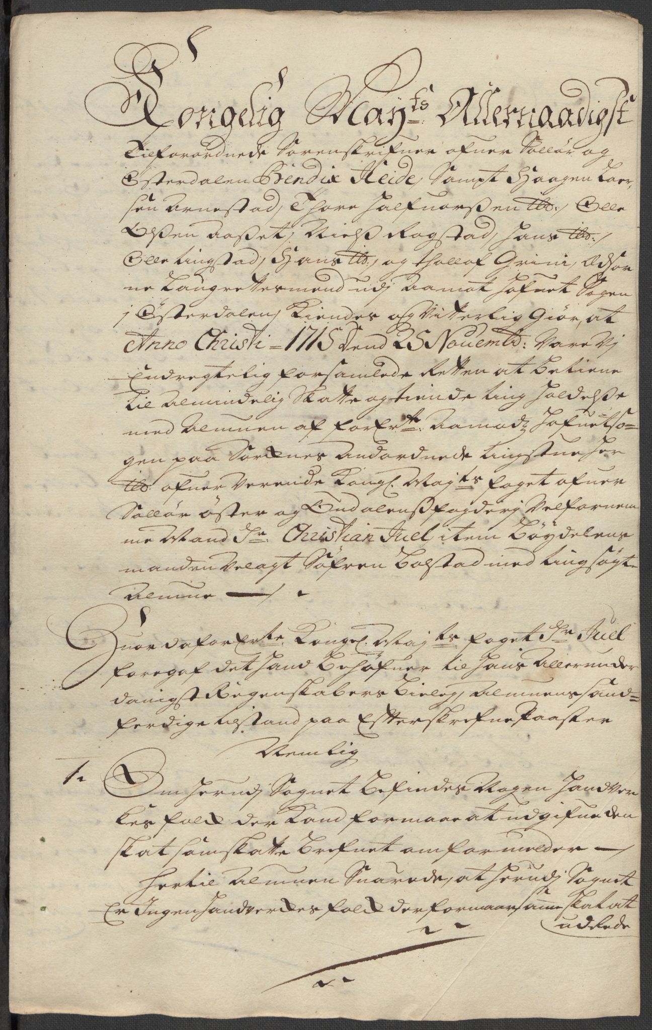 Rentekammeret inntil 1814, Reviderte regnskaper, Fogderegnskap, AV/RA-EA-4092/R13/L0853: Fogderegnskap Solør, Odal og Østerdal, 1715, p. 171