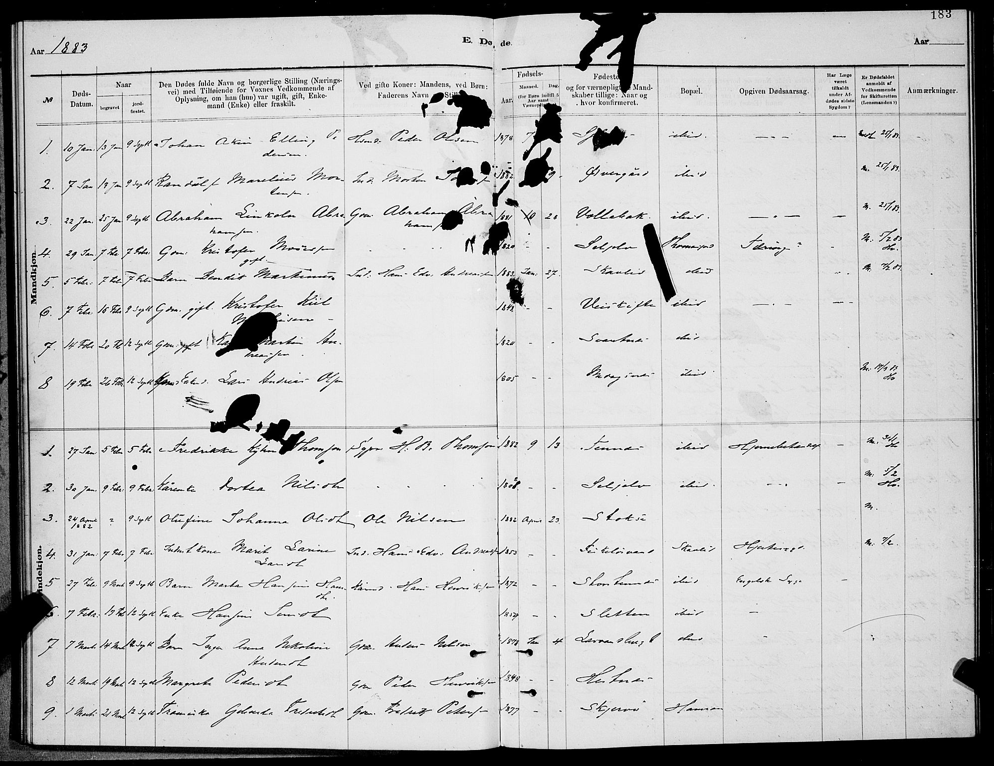 Balsfjord sokneprestembete, SATØ/S-1303/G/Ga/L0007klokker: Parish register (copy) no. 7, 1878-1889, p. 183