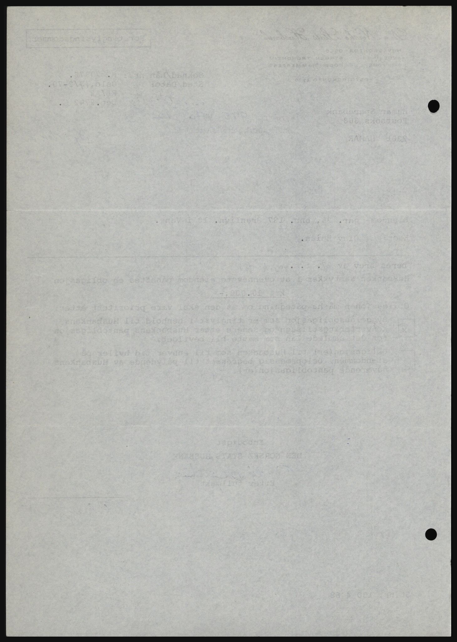 Nord-Hedmark sorenskriveri, SAH/TING-012/H/Hc/L0033: Mortgage book no. 33, 1970-1970, Diary no: : 975/1970