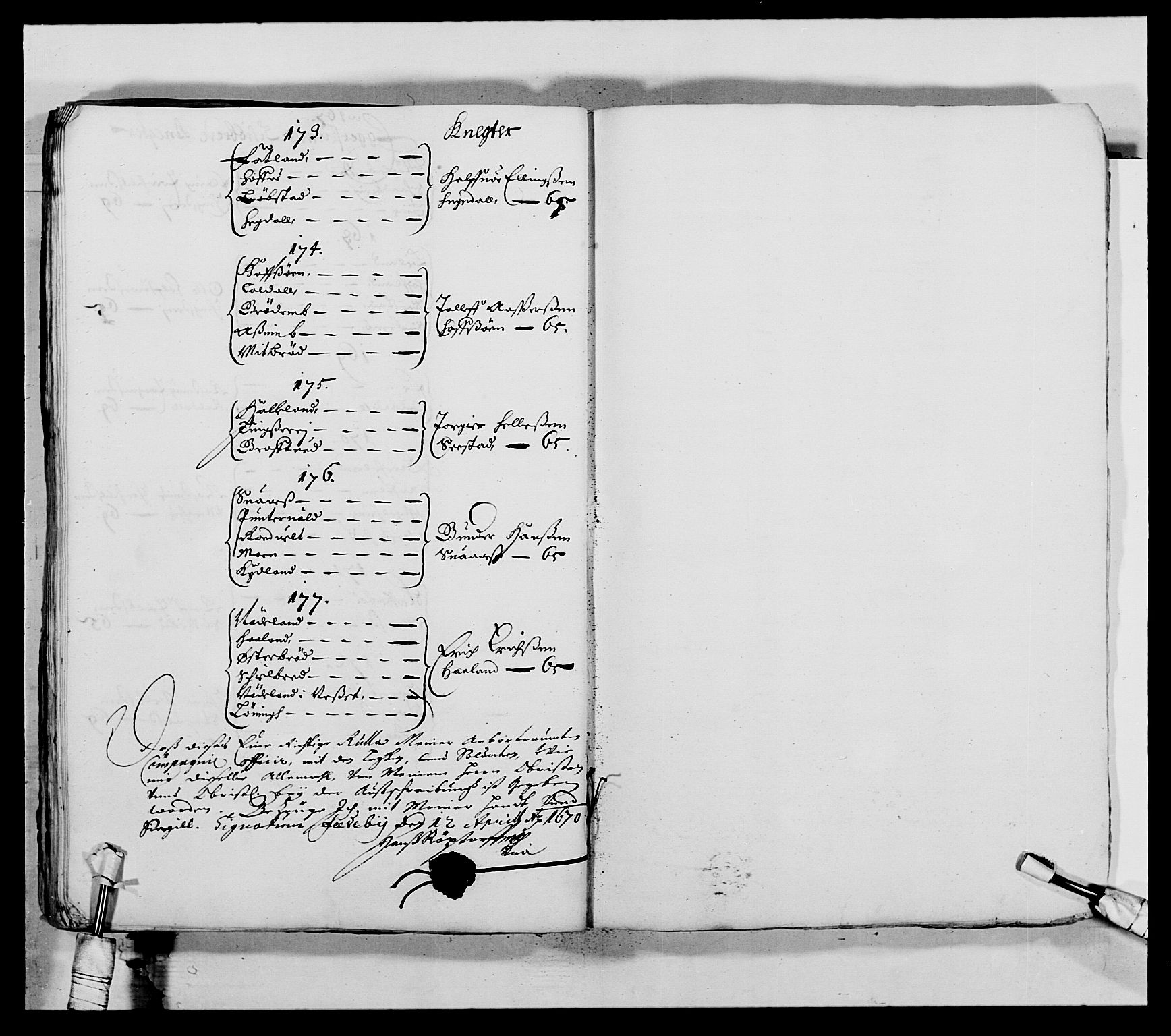 Kommanderende general (KG I) med Det norske krigsdirektorium, AV/RA-EA-5419/E/Ea/L0521: Vesterlenske regiment, 1662-1700, p. 392