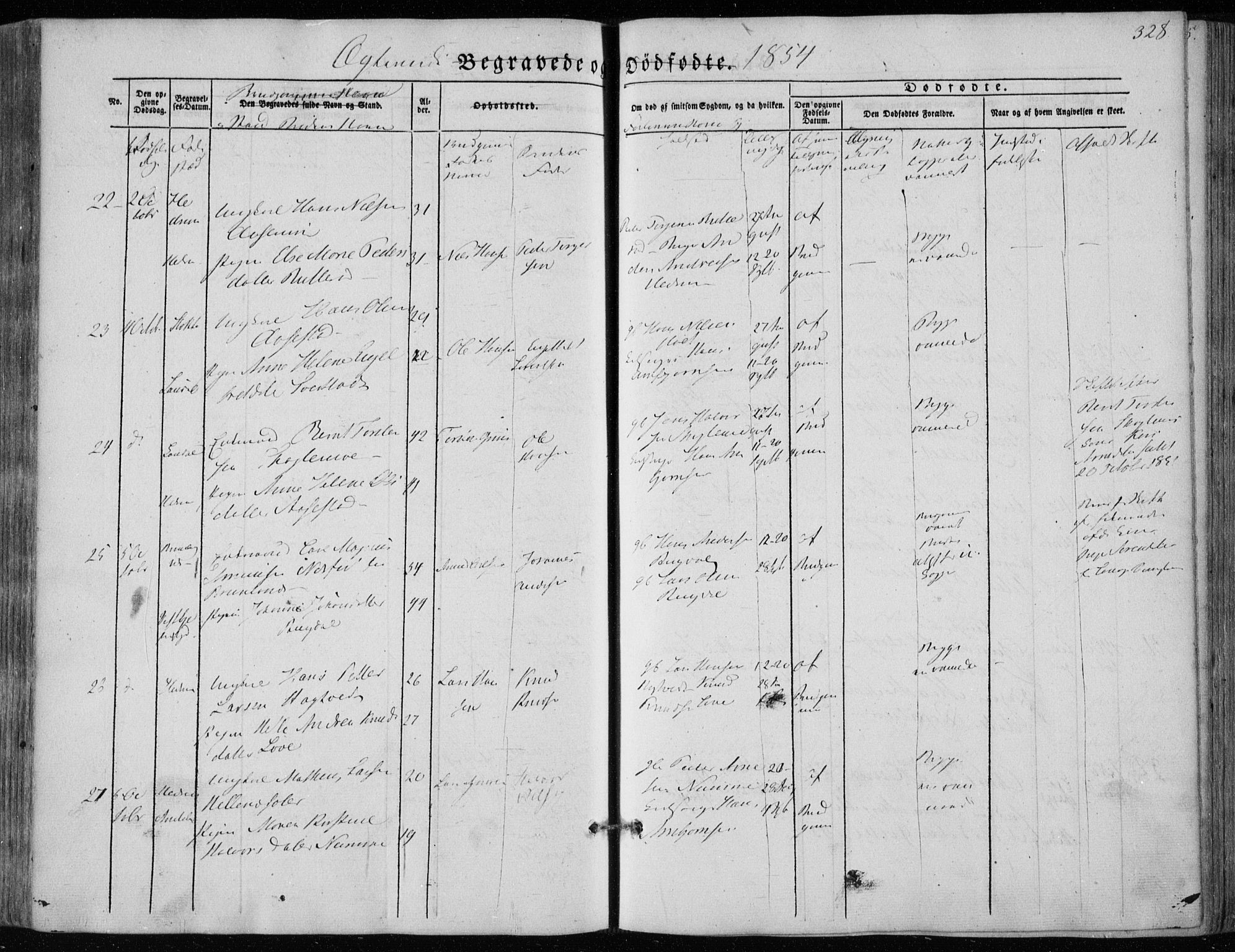 Hedrum kirkebøker, AV/SAKO-A-344/F/Fa/L0006: Parish register (official) no. I 6, 1849-1857, p. 328