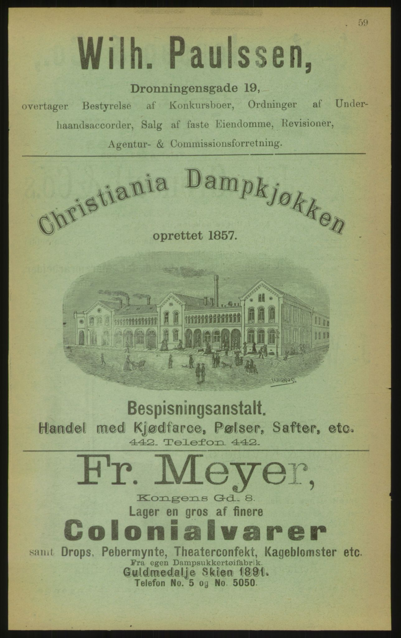 Kristiania/Oslo adressebok, PUBL/-, 1897, p. 59