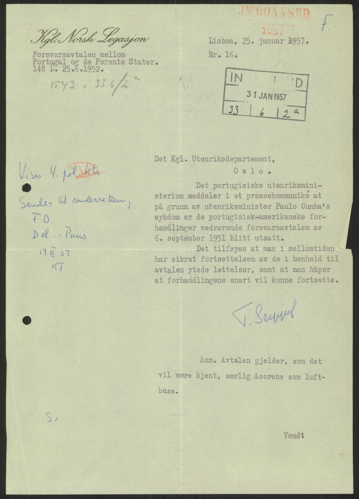 Utenriksdepartementet, RA/S-2259, 1951-1959, p. 493