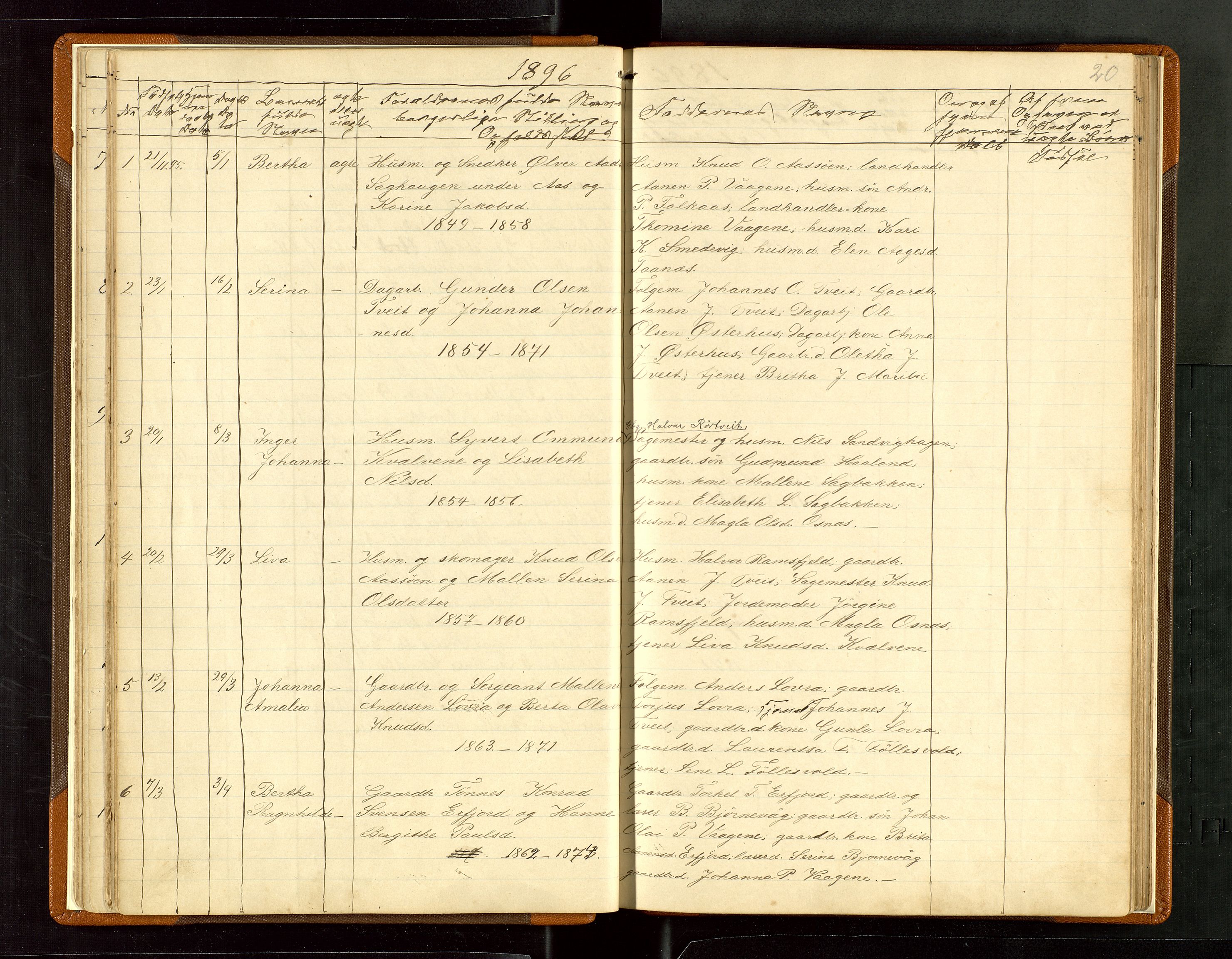 Jelsa sokneprestkontor, SAST/A-101842/01/V: Parish register (copy) no. B 6, 1890-1949, p. 20