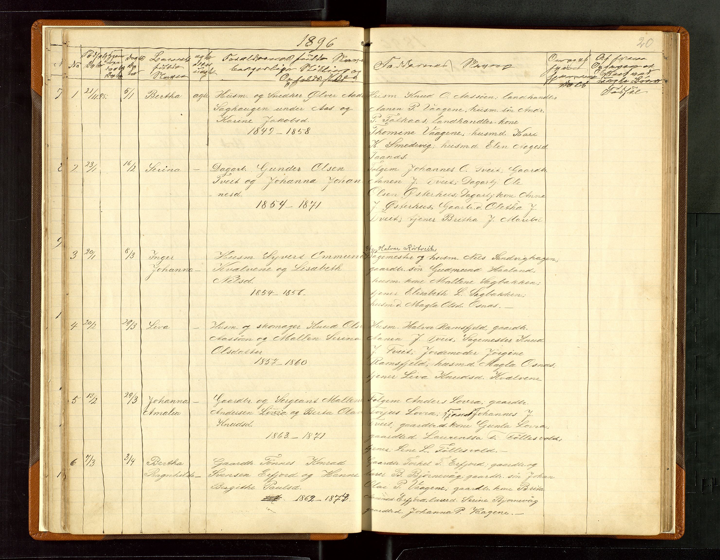 Jelsa sokneprestkontor, AV/SAST-A-101842/01/V: Parish register (copy) no. B 6, 1890-1949, p. 20