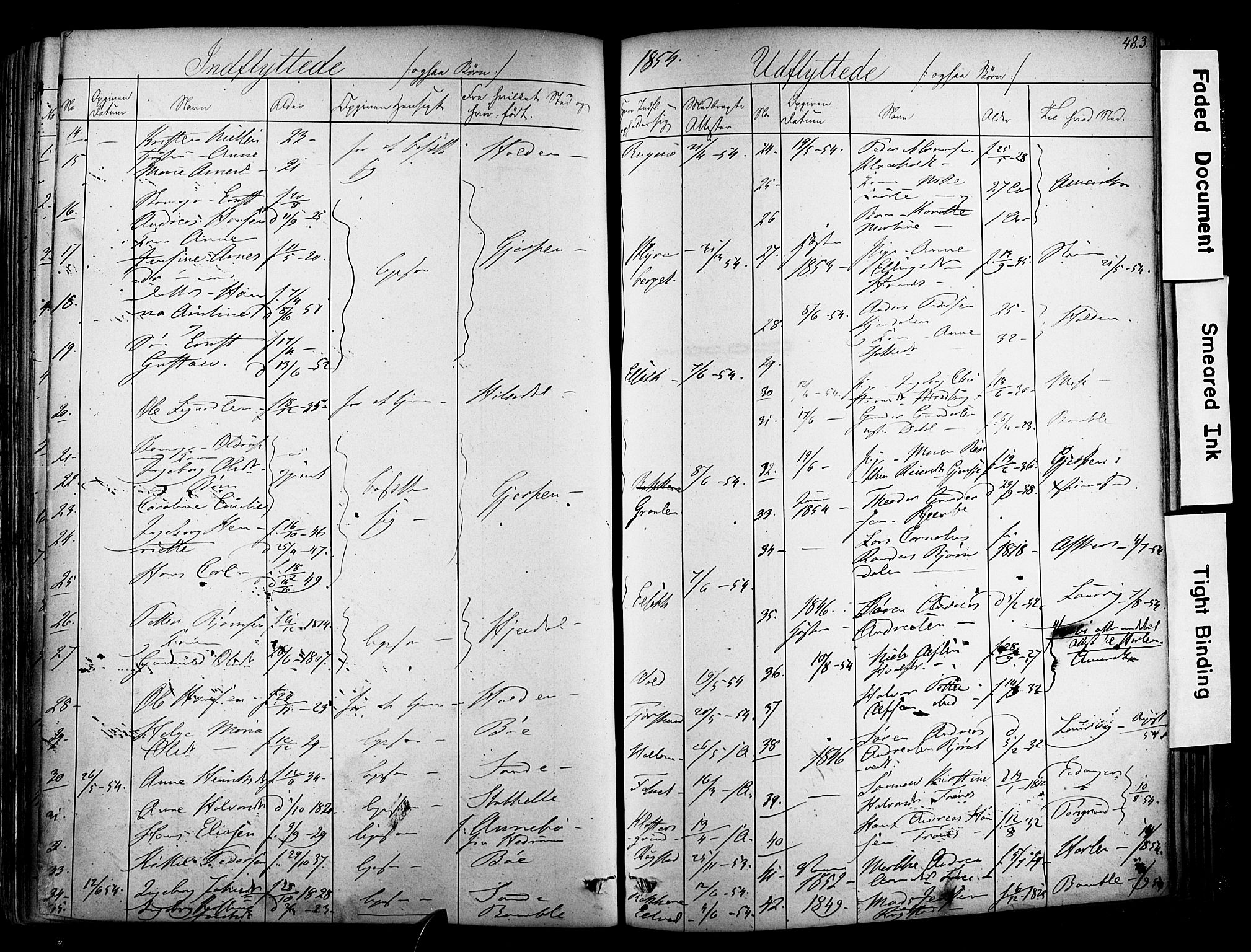 Solum kirkebøker, SAKO/A-306/F/Fa/L0006: Parish register (official) no. I 6, 1844-1855, p. 483