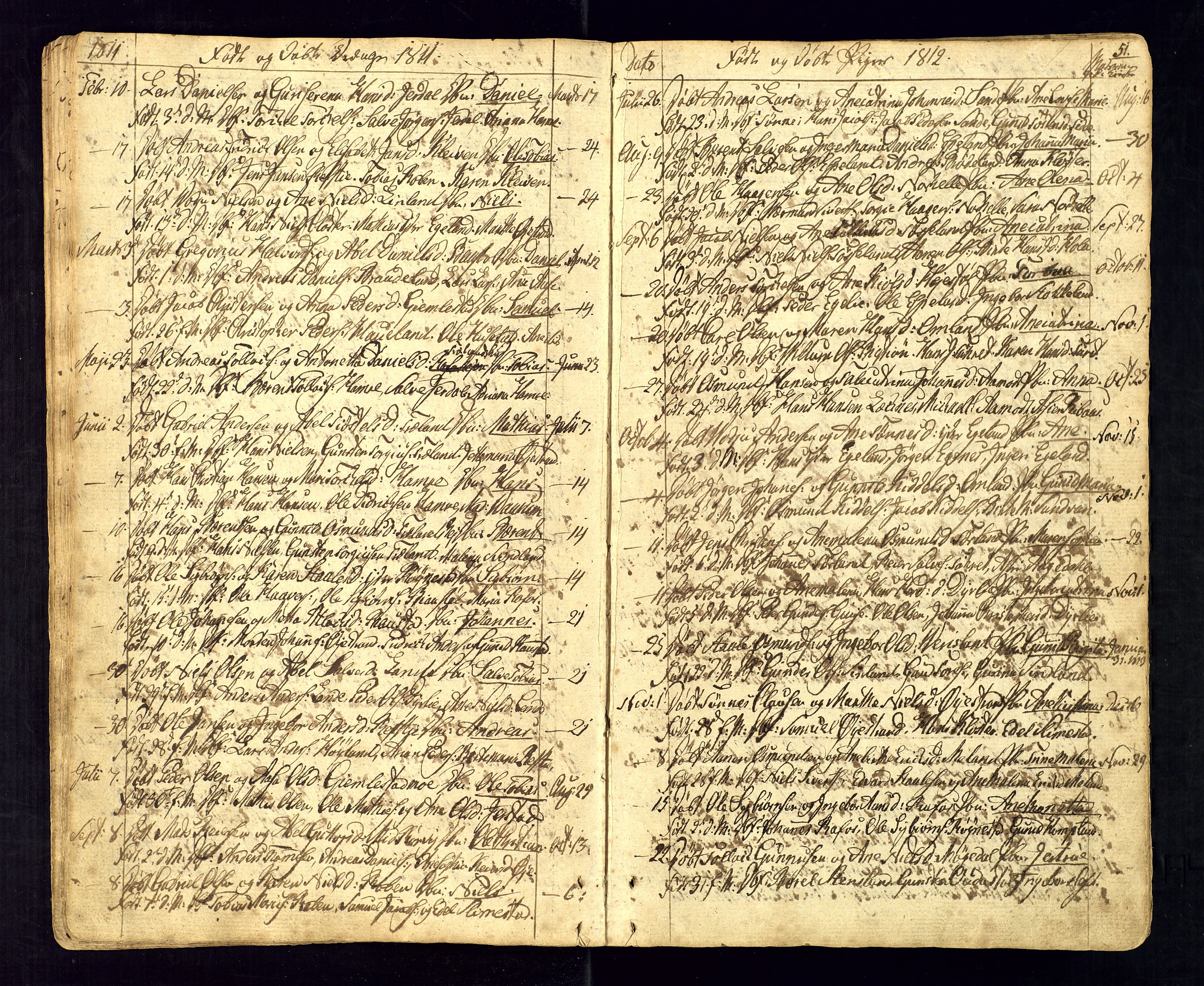 Kvinesdal sokneprestkontor, AV/SAK-1111-0026/F/Fa/Fab/L0002: Parish register (official) no. A 2, 1789-1815, p. 51