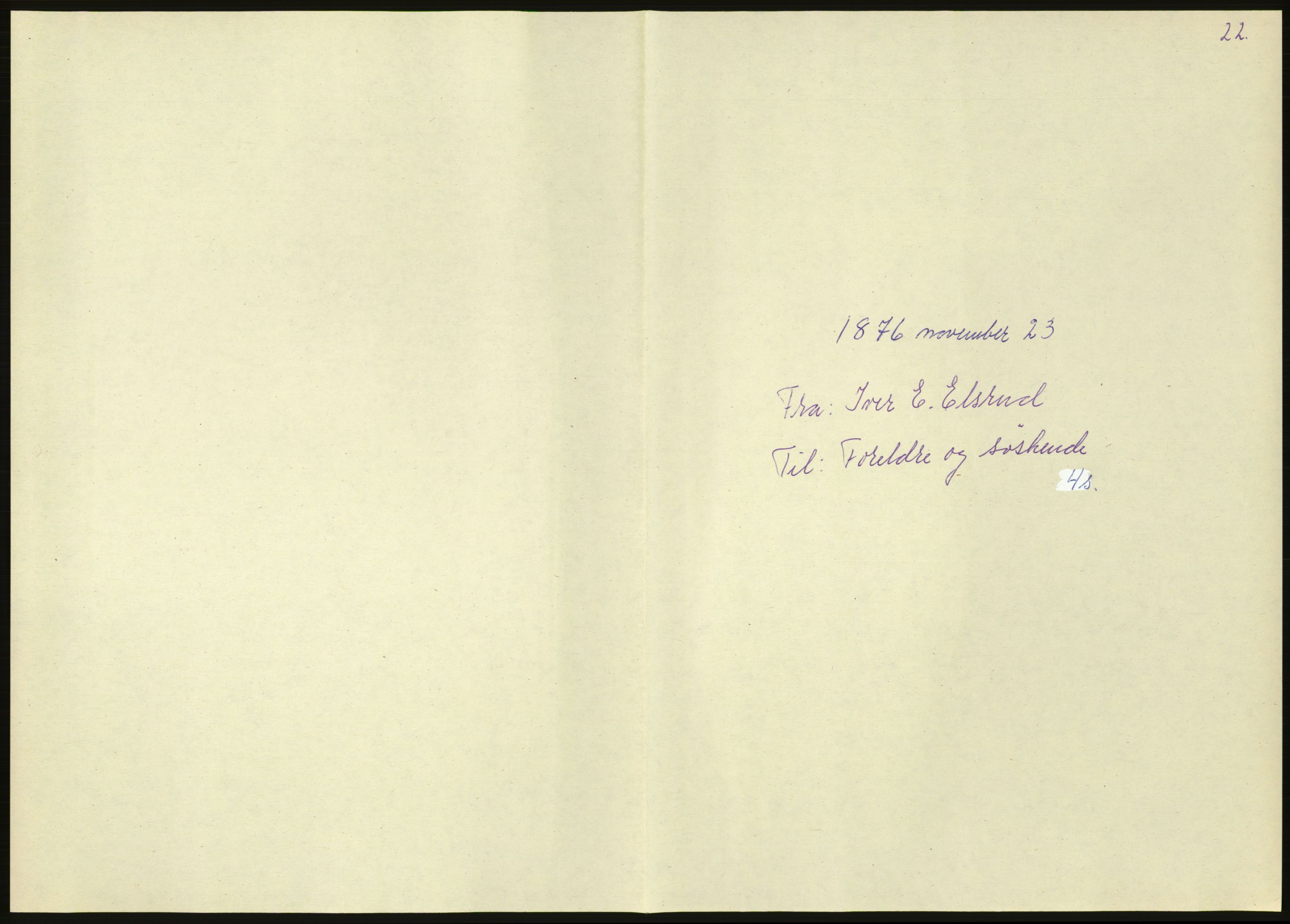 Samlinger til kildeutgivelse, Amerikabrevene, AV/RA-EA-4057/F/L0018: Innlån fra Buskerud: Elsrud, 1838-1914, p. 563