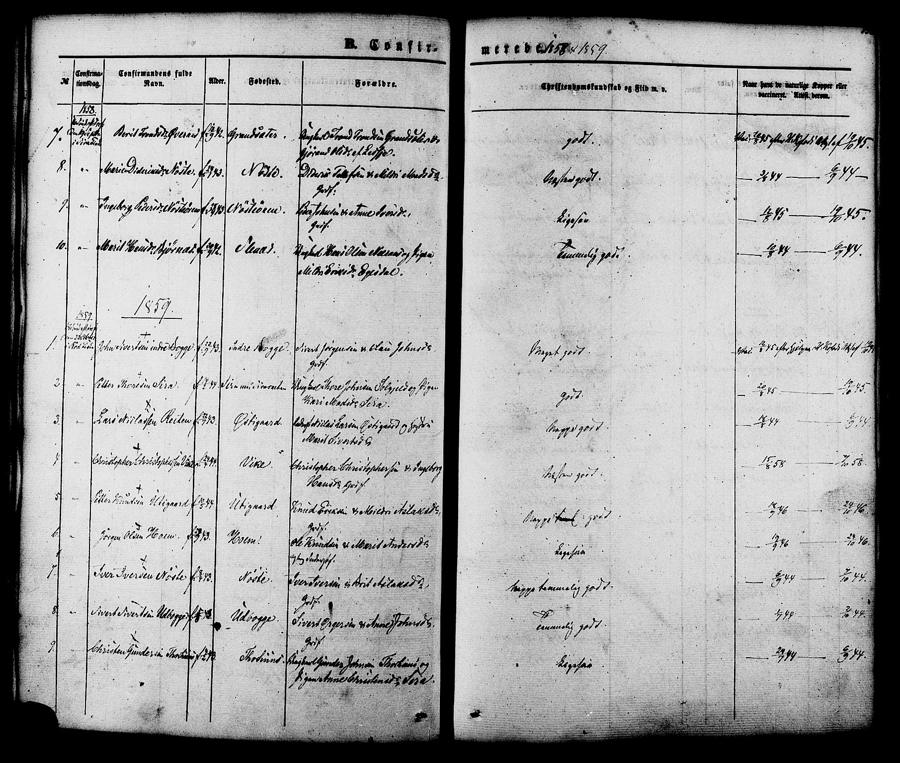 Ministerialprotokoller, klokkerbøker og fødselsregistre - Møre og Romsdal, AV/SAT-A-1454/552/L0637: Parish register (official) no. 552A01, 1845-1879, p. 153