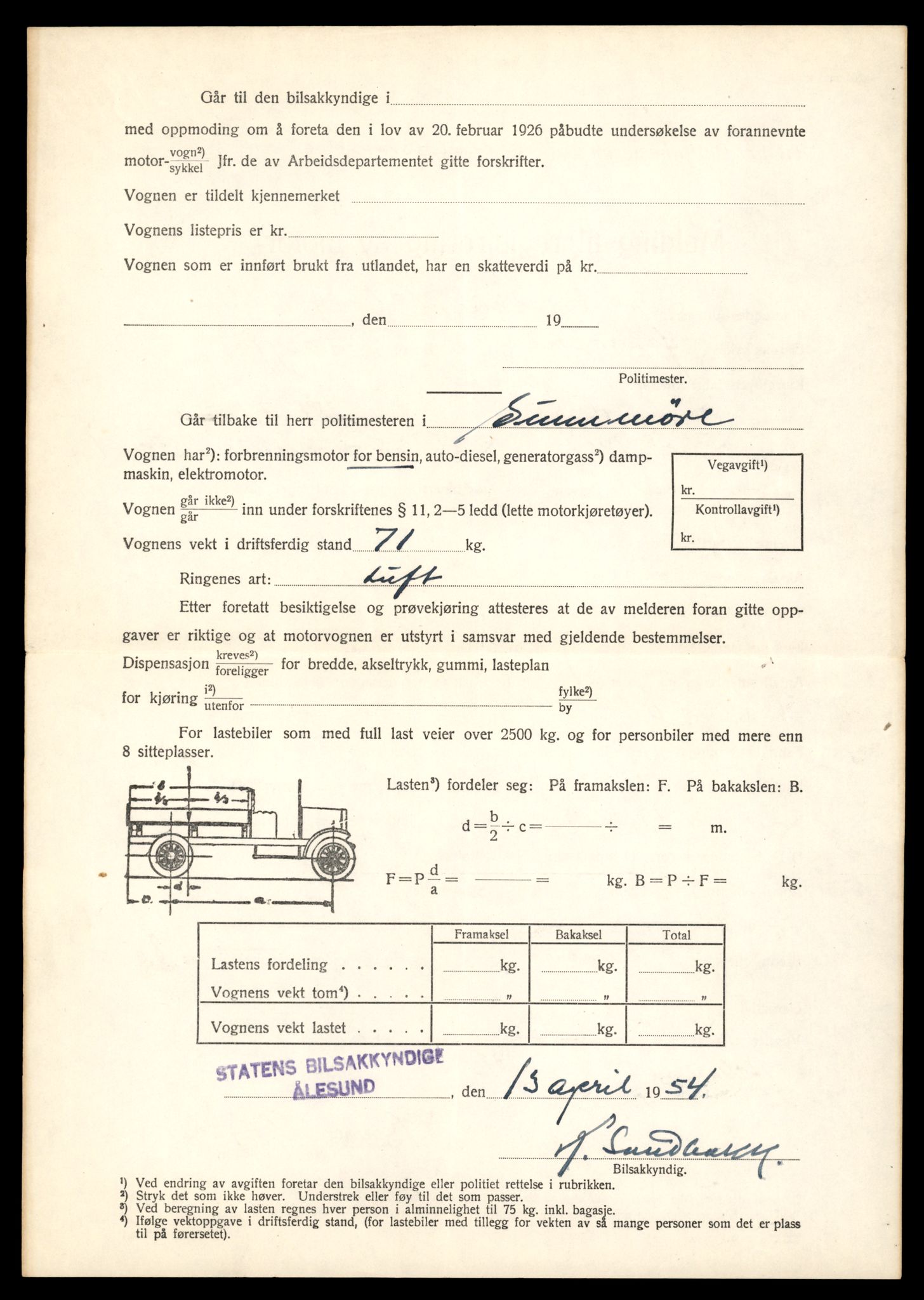 Møre og Romsdal vegkontor - Ålesund trafikkstasjon, SAT/A-4099/F/Fe/L0037: Registreringskort for kjøretøy T 13031 - T 13179, 1927-1998, p. 1829