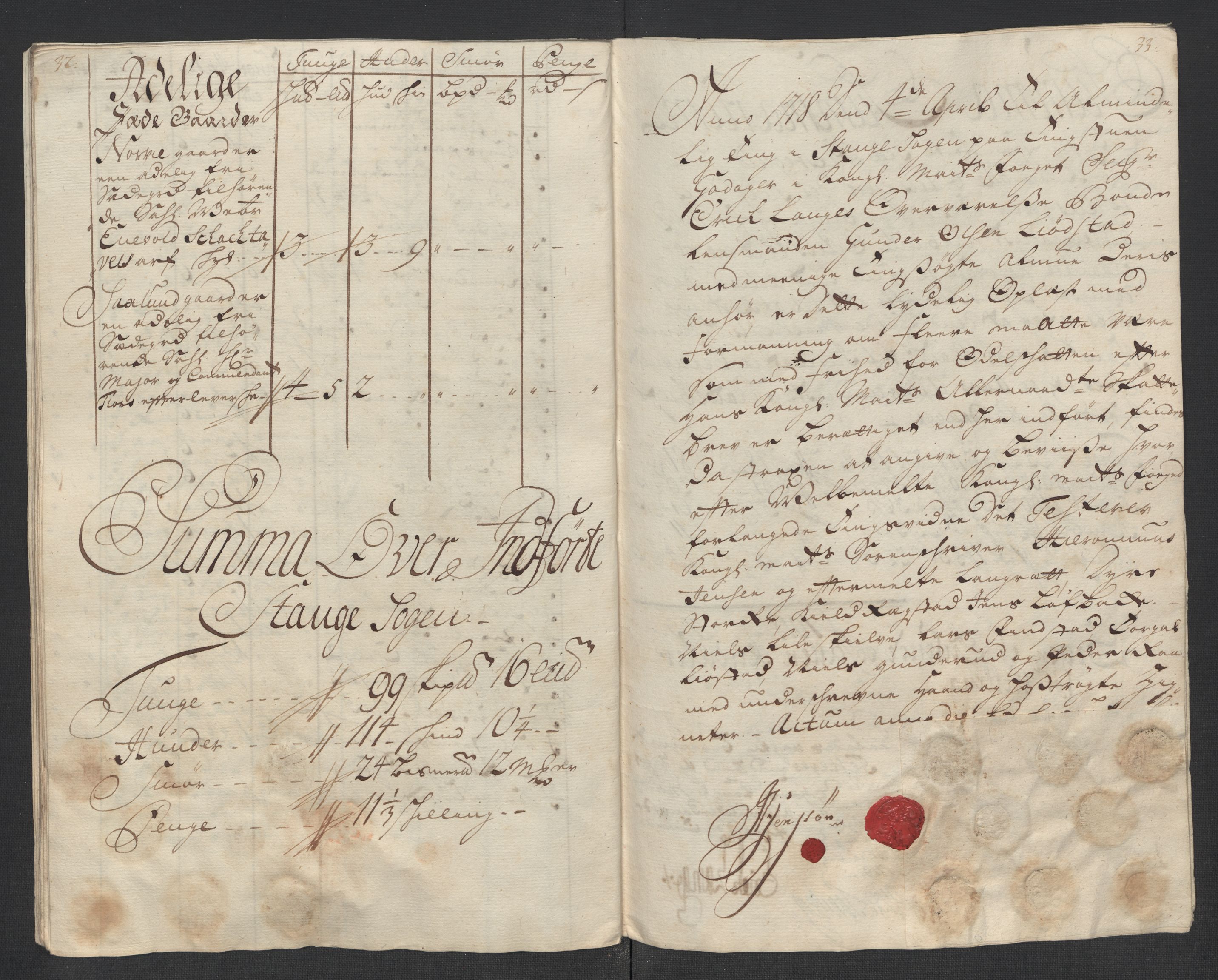 Rentekammeret inntil 1814, Reviderte regnskaper, Fogderegnskap, AV/RA-EA-4092/R16/L1057: Fogderegnskap Hedmark, 1718, p. 351