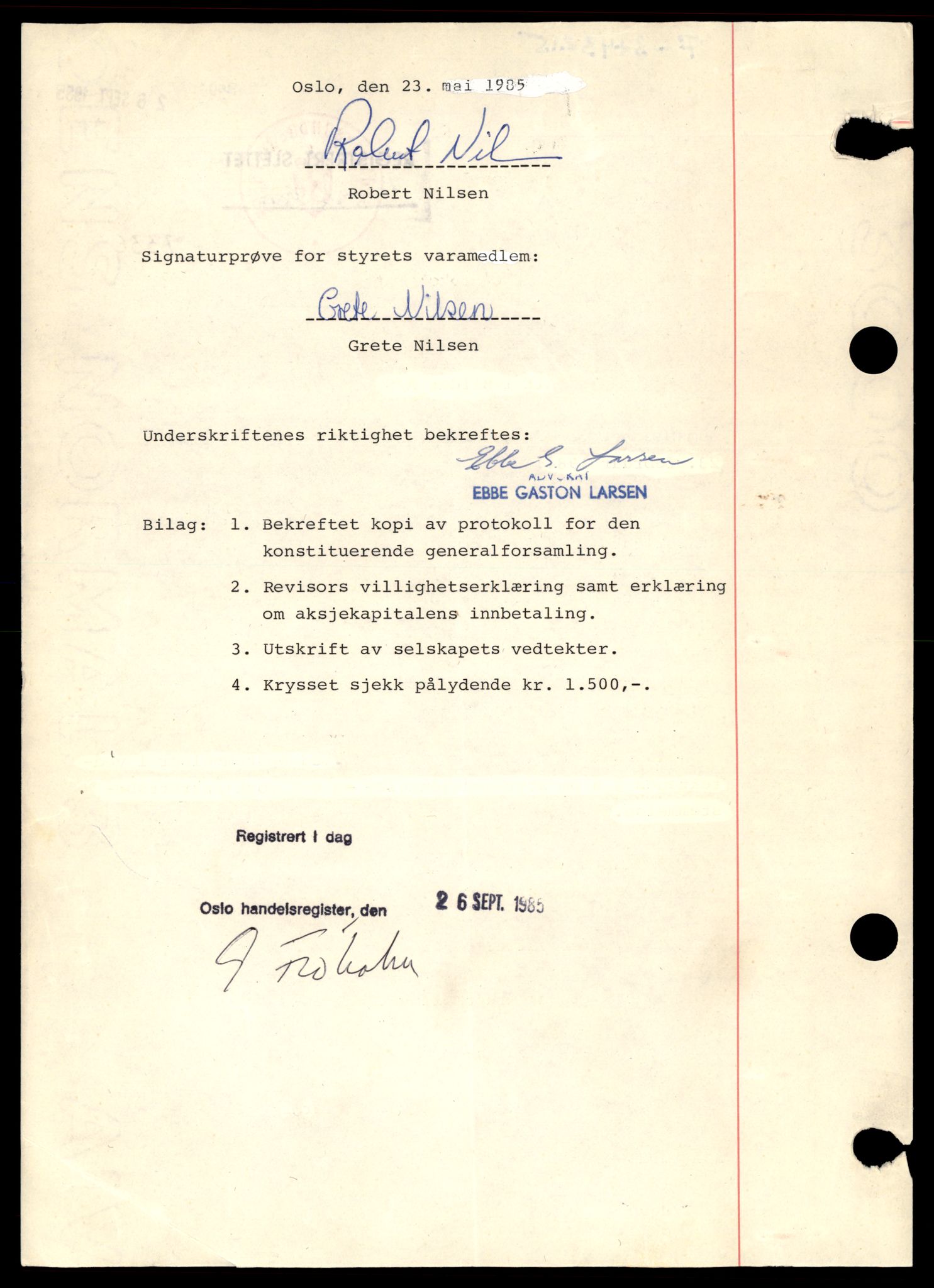 Oslo byfogd, Handelsregisteret, AV/SAT-A-10867/G/Gb/Gba/L0138: Aksjeselskap, Nil-Nop, 1944-1990