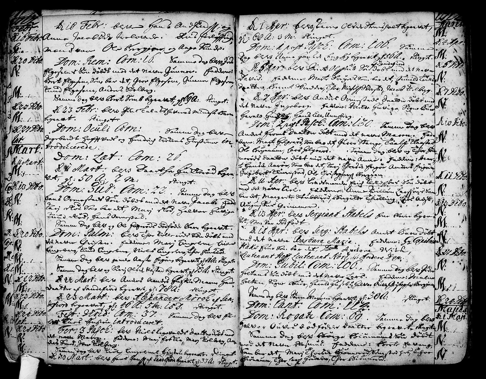 Sandar kirkebøker, SAKO/A-243/F/Fa/L0001: Parish register (official) no. 1, 1709-1733