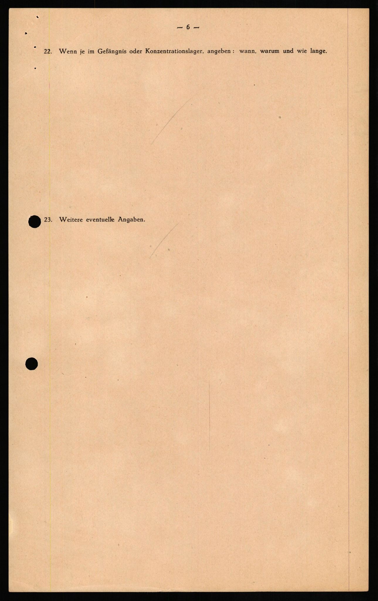 Forsvaret, Forsvarets overkommando II, RA/RAFA-3915/D/Db/L0021: CI Questionaires. Tyske okkupasjonsstyrker i Norge. Tyskere., 1945-1946, p. 356