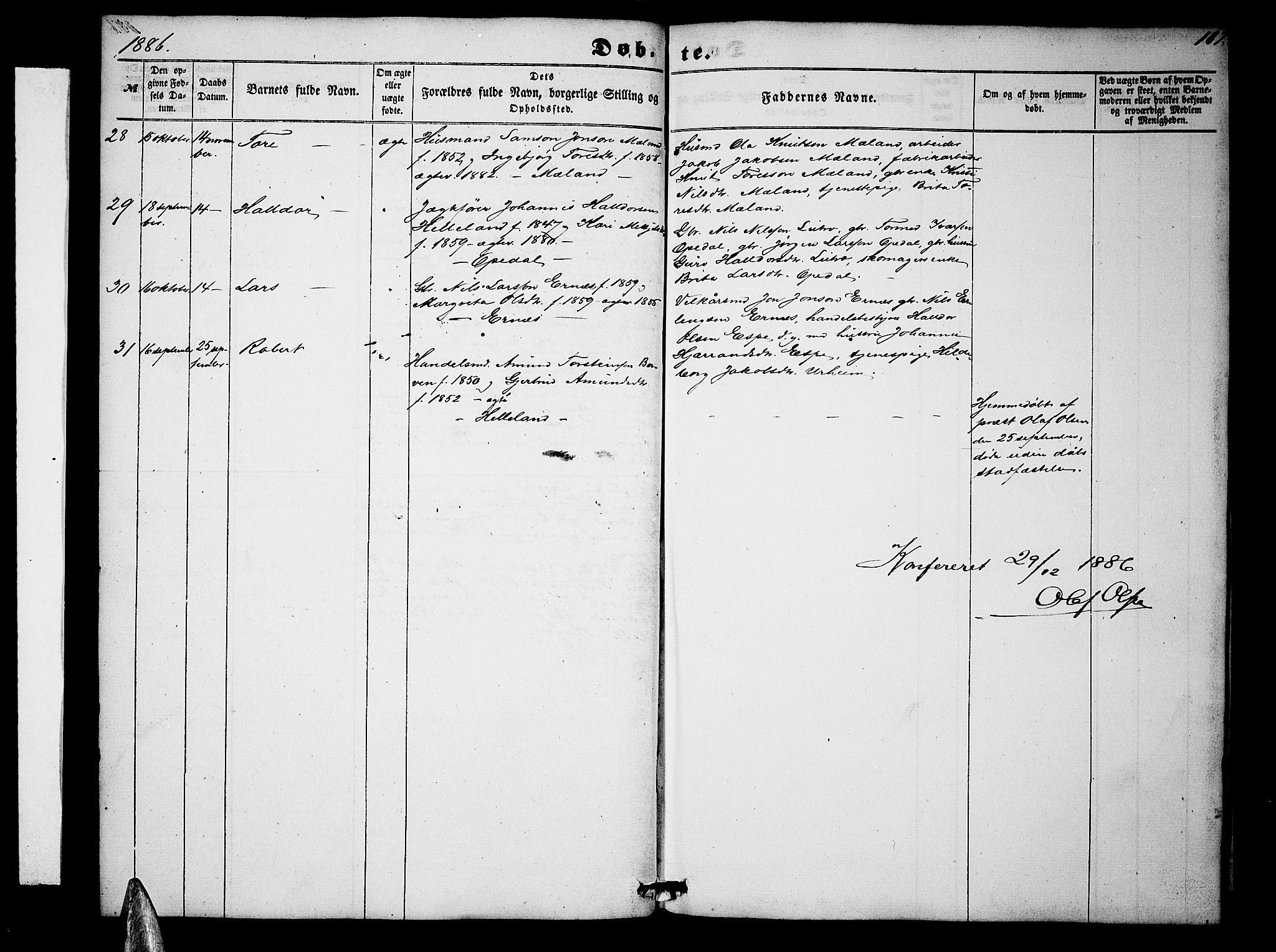 Ullensvang sokneprestembete, AV/SAB-A-78701/H/Hab: Parish register (copy) no. B 10, 1858-1886, p. 107