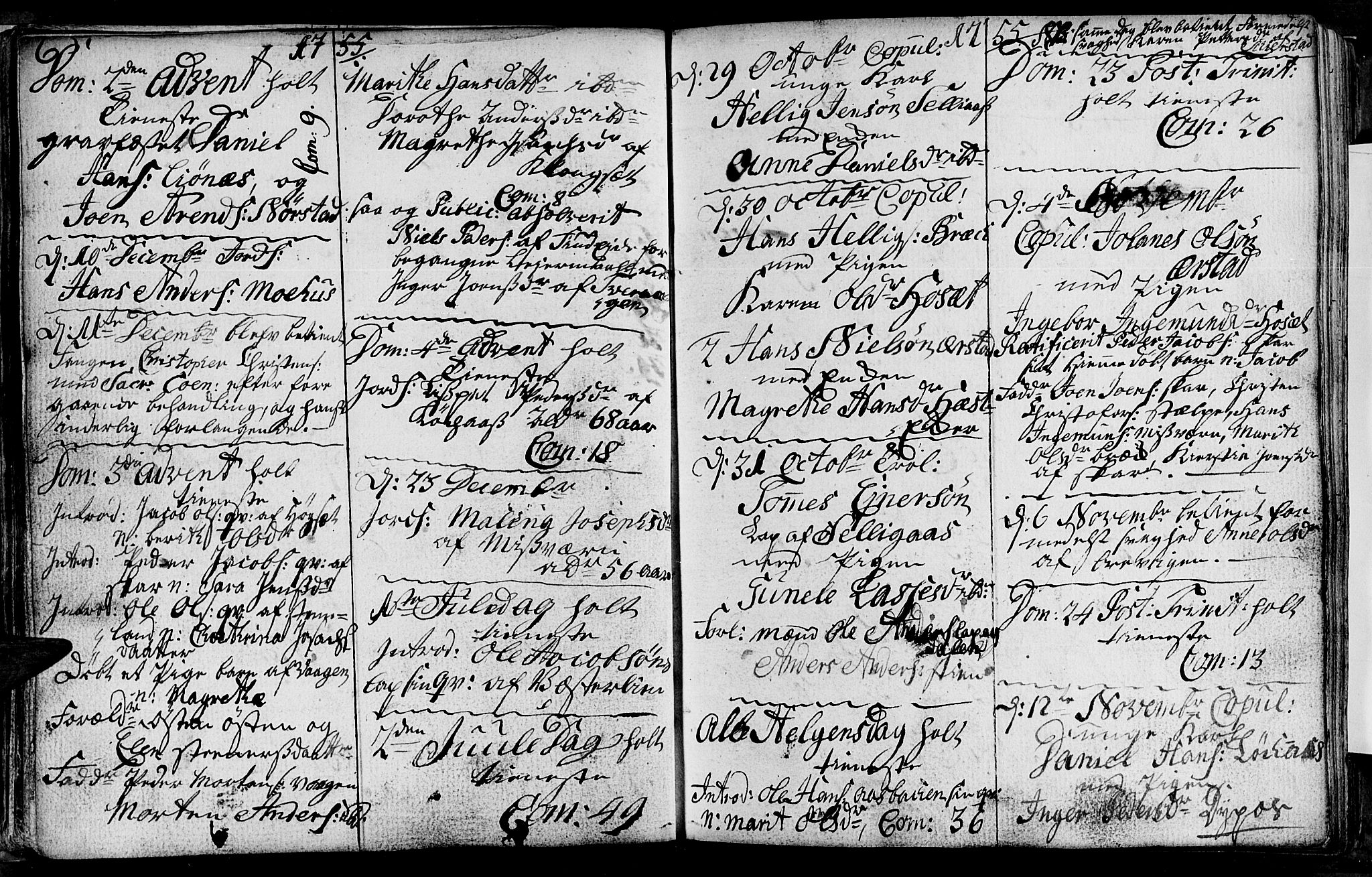 Ministerialprotokoller, klokkerbøker og fødselsregistre - Nordland, AV/SAT-A-1459/852/L0734: Parish register (official) no. 852A04, 1747-1767