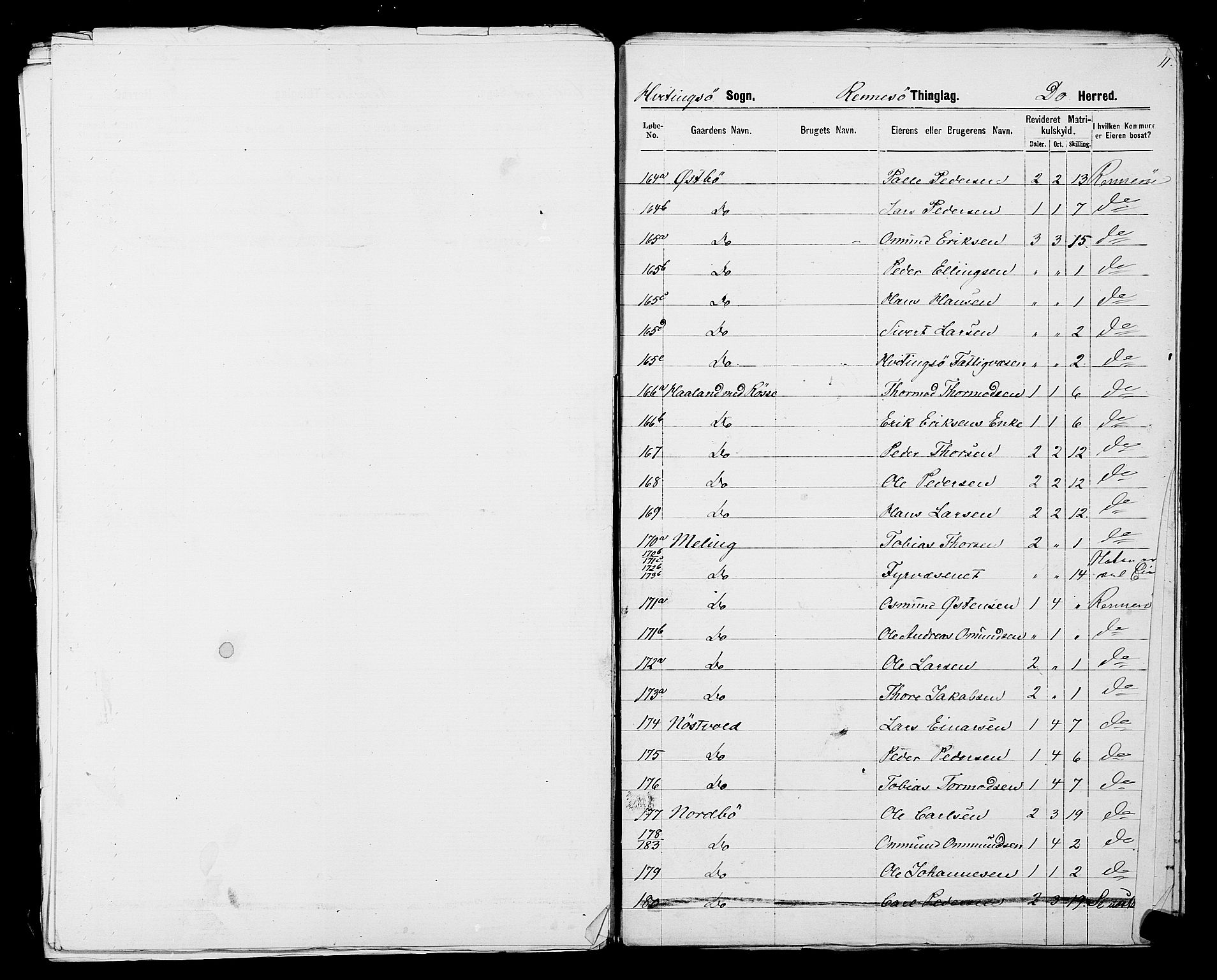 SAST, 1875 census for 1142P Rennesøy, 1875, p. 23