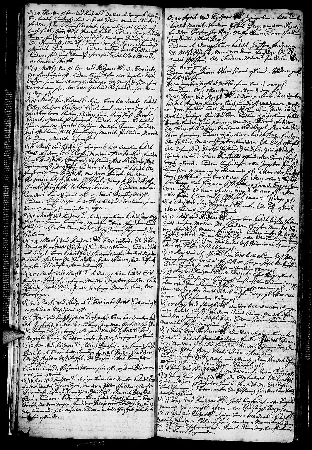 Ministerialprotokoller, klokkerbøker og fødselsregistre - Sør-Trøndelag, SAT/A-1456/646/L0603: Parish register (official) no. 646A01, 1700-1734, p. 14