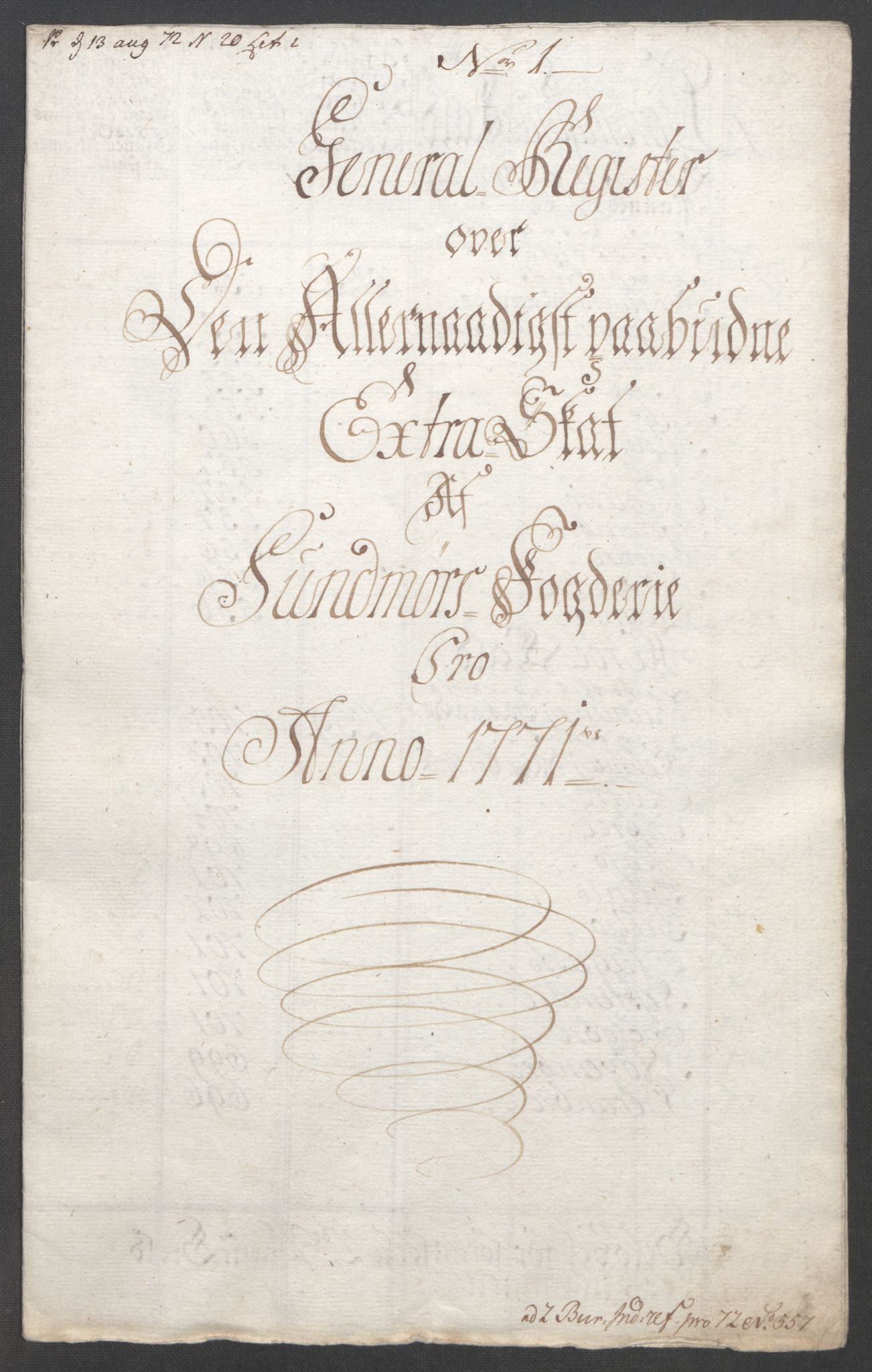 Rentekammeret inntil 1814, Reviderte regnskaper, Fogderegnskap, RA/EA-4092/R54/L3645: Ekstraskatten Sunnmøre, 1762-1772, p. 204