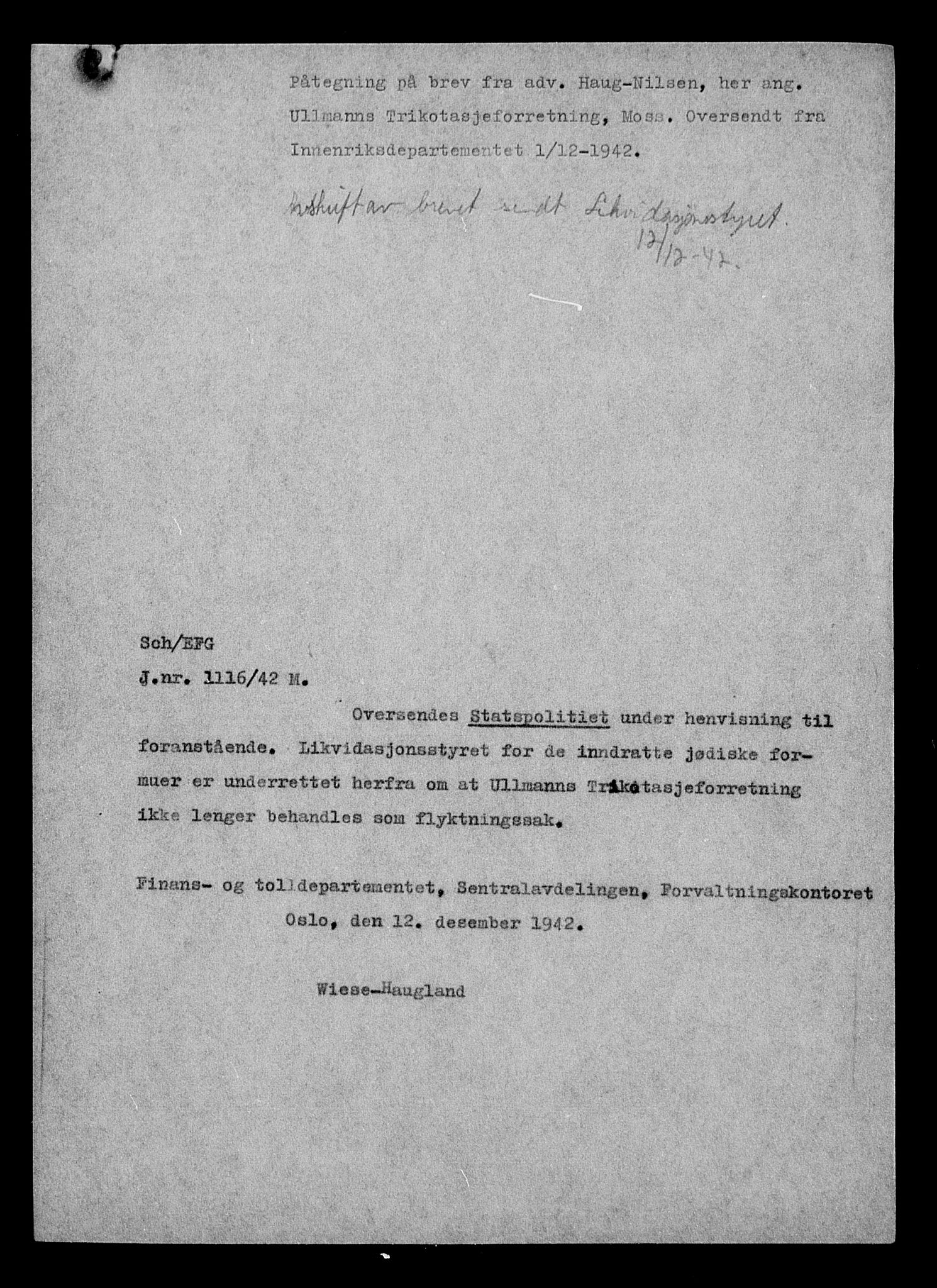 Justisdepartementet, Tilbakeføringskontoret for inndratte formuer, AV/RA-S-1564/H/Hc/Hcd/L1008: --, 1945-1947, p. 636