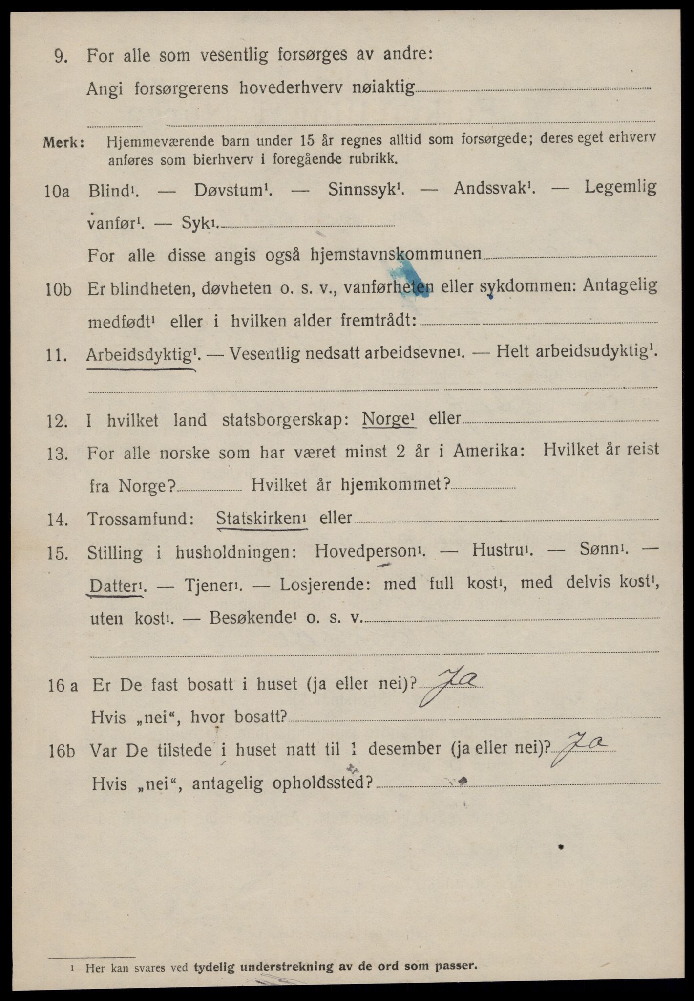 SAT, 1920 census for Hjørundfjord, 1920, p. 4486