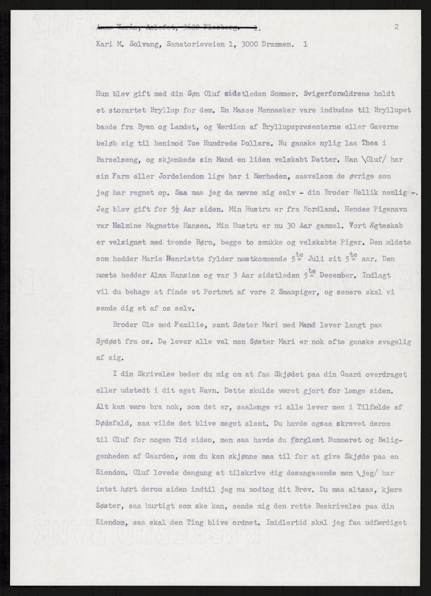 Samlinger til kildeutgivelse, Amerikabrevene, AV/RA-EA-4057/F/L0016: Innlån fra Buskerud: Andersen - Bratås, 1838-1914, p. 565