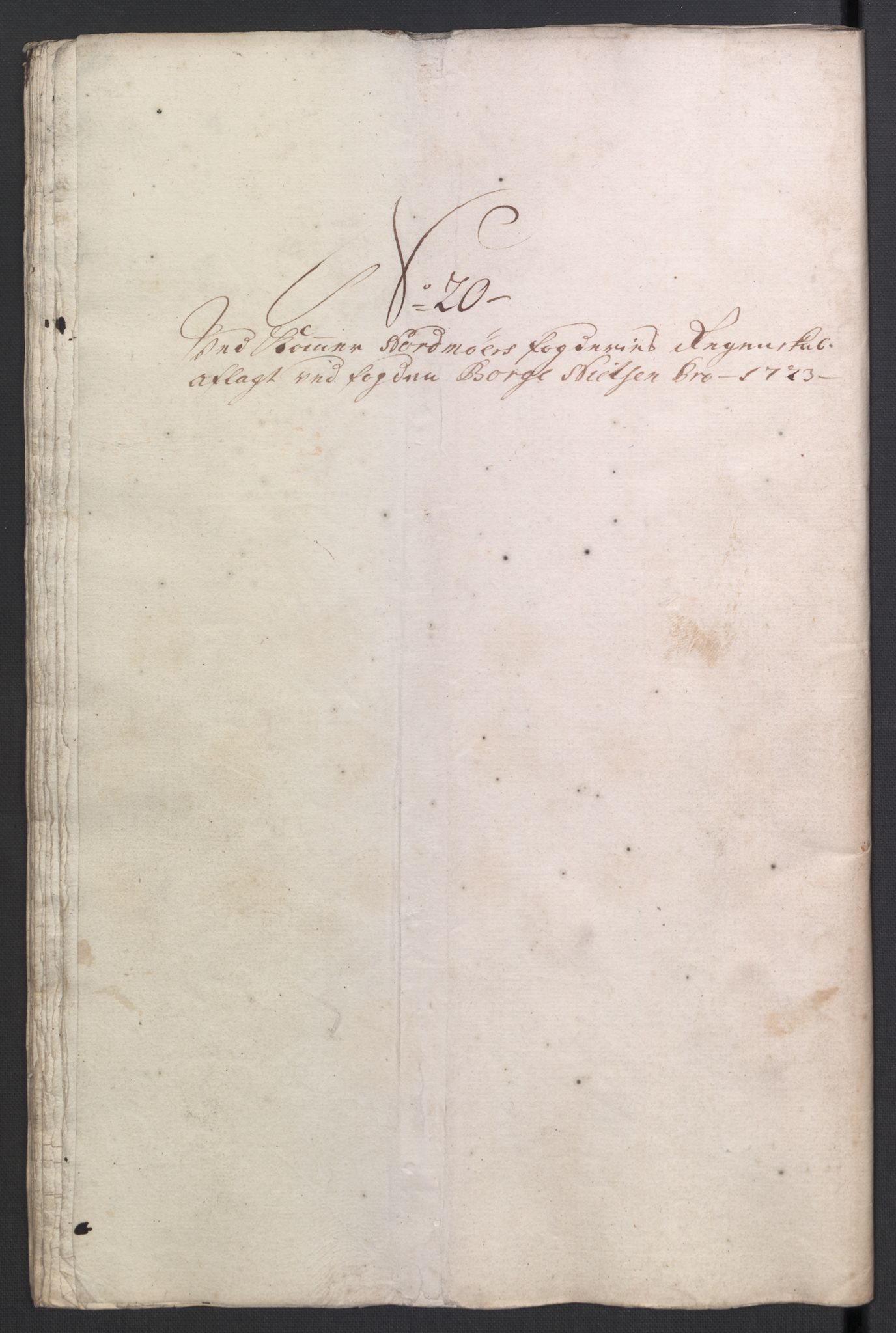 Rentekammeret inntil 1814, Reviderte regnskaper, Fogderegnskap, RA/EA-4092/R56/L3756: Fogderegnskap Nordmøre, 1723, p. 208