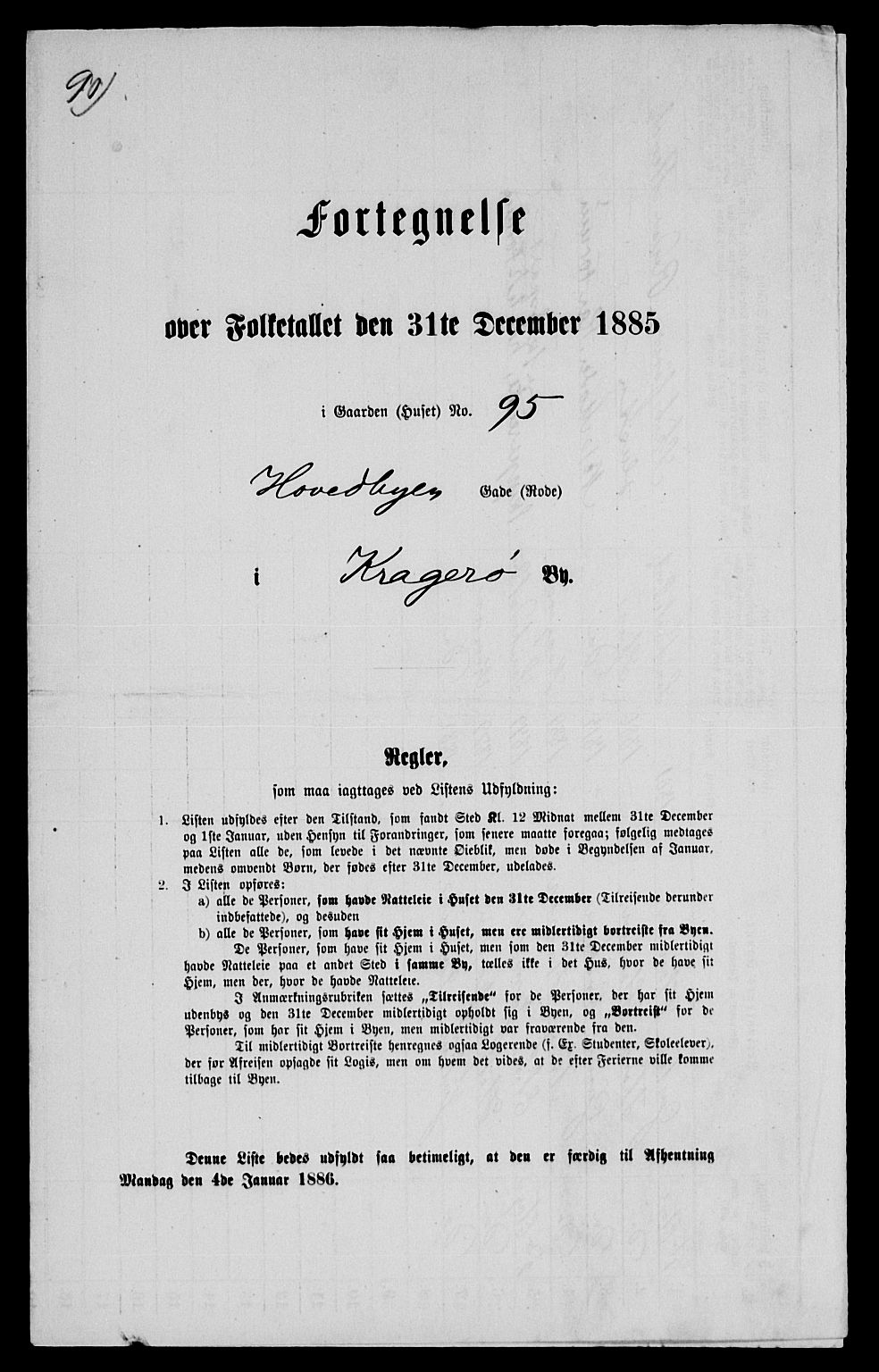 SAKO, 1885 census for 0801 Kragerø, 1885, p. 1212