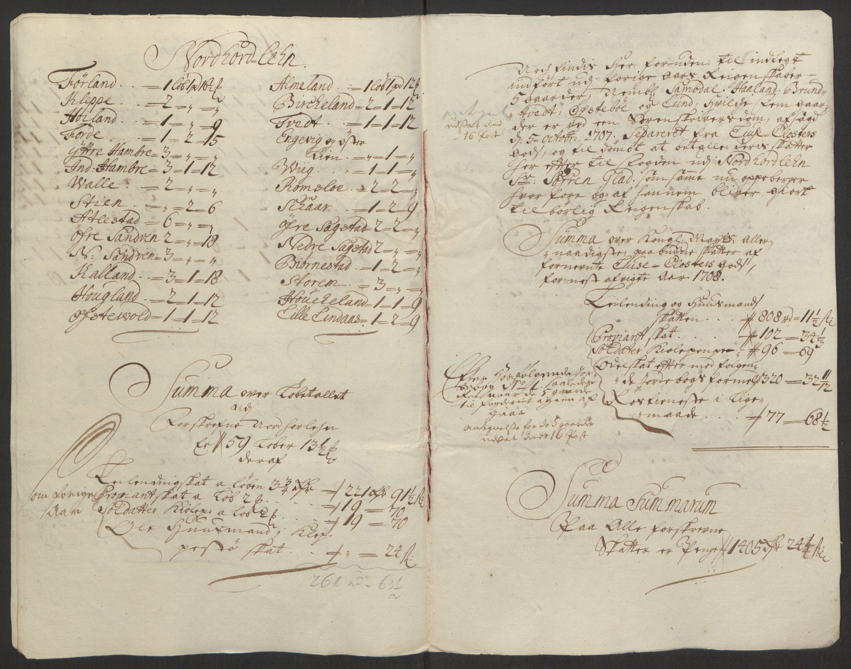 Rentekammeret inntil 1814, Reviderte regnskaper, Fogderegnskap, AV/RA-EA-4092/R50/L3159: Fogderegnskap Lyse kloster, 1691-1709, p. 279