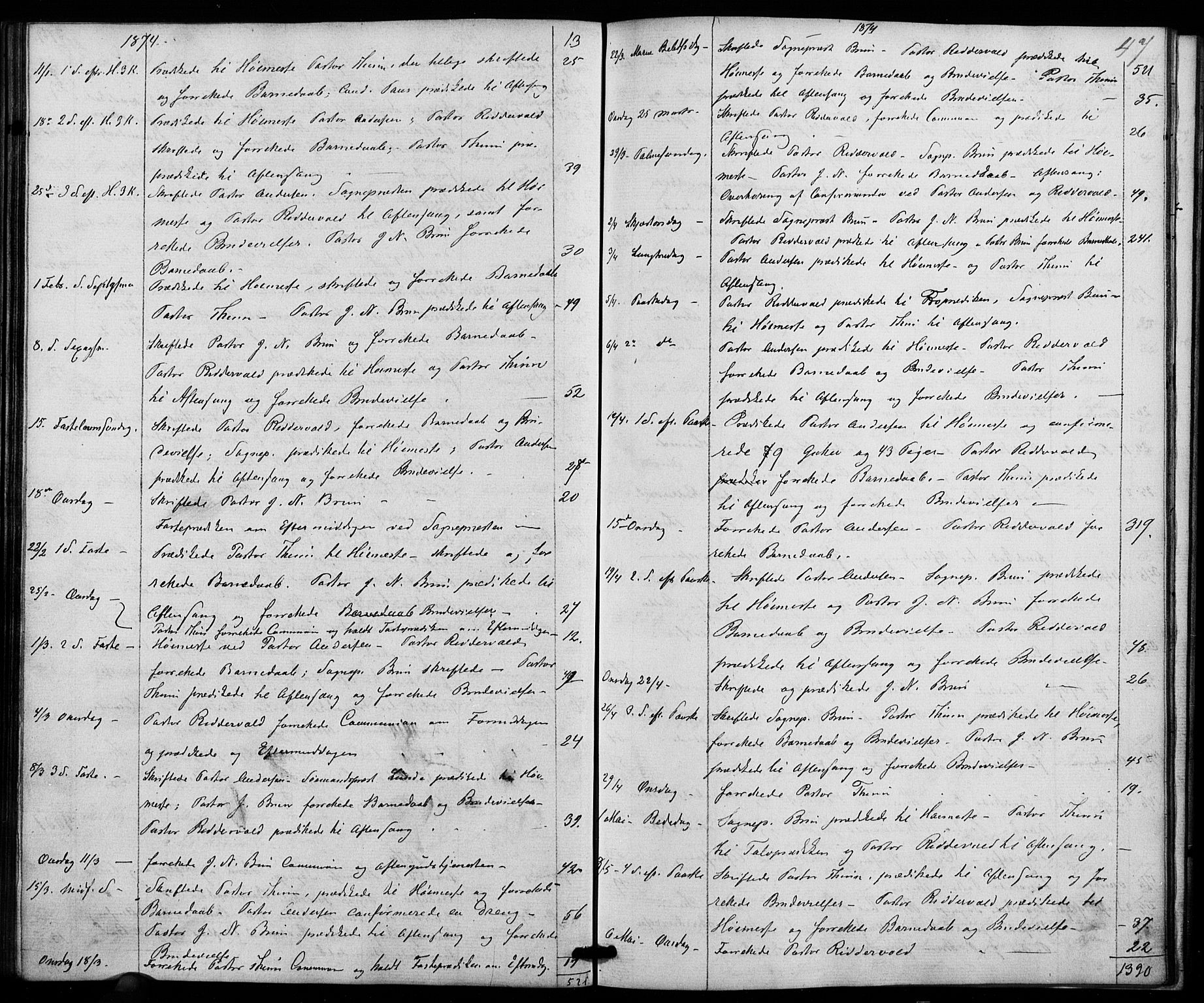 Trefoldighet prestekontor Kirkebøker, SAO/A-10882/I/Ia/L0001: Diary records no. 1, 1858-1877, p. 47