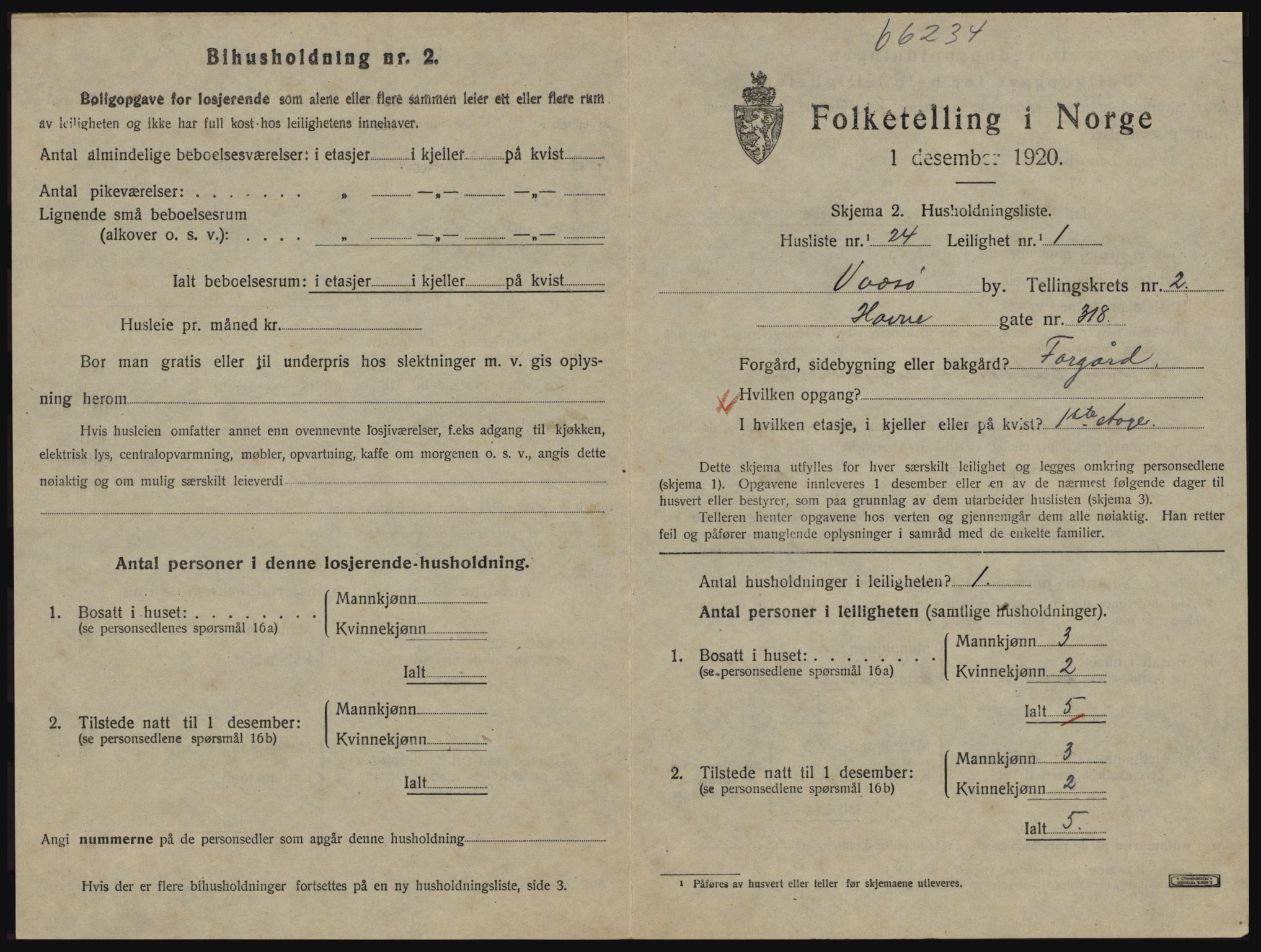 SATØ, 1920 census for Vadsø, 1920, p. 1024