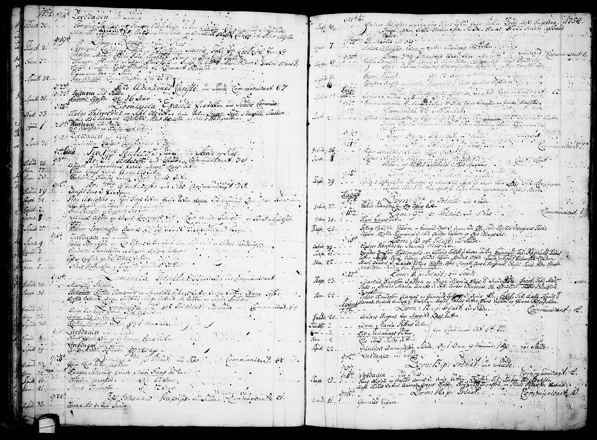 Sauherad kirkebøker, SAKO/A-298/F/Fa/L0003: Parish register (official) no. I 3, 1722-1766