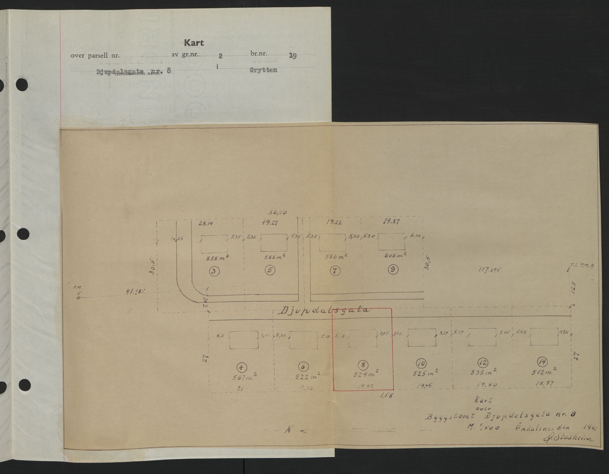 Romsdal sorenskriveri, AV/SAT-A-4149/1/2/2C: Mortgage book no. A11, 1941-1942, Diary no: : 1838/1941