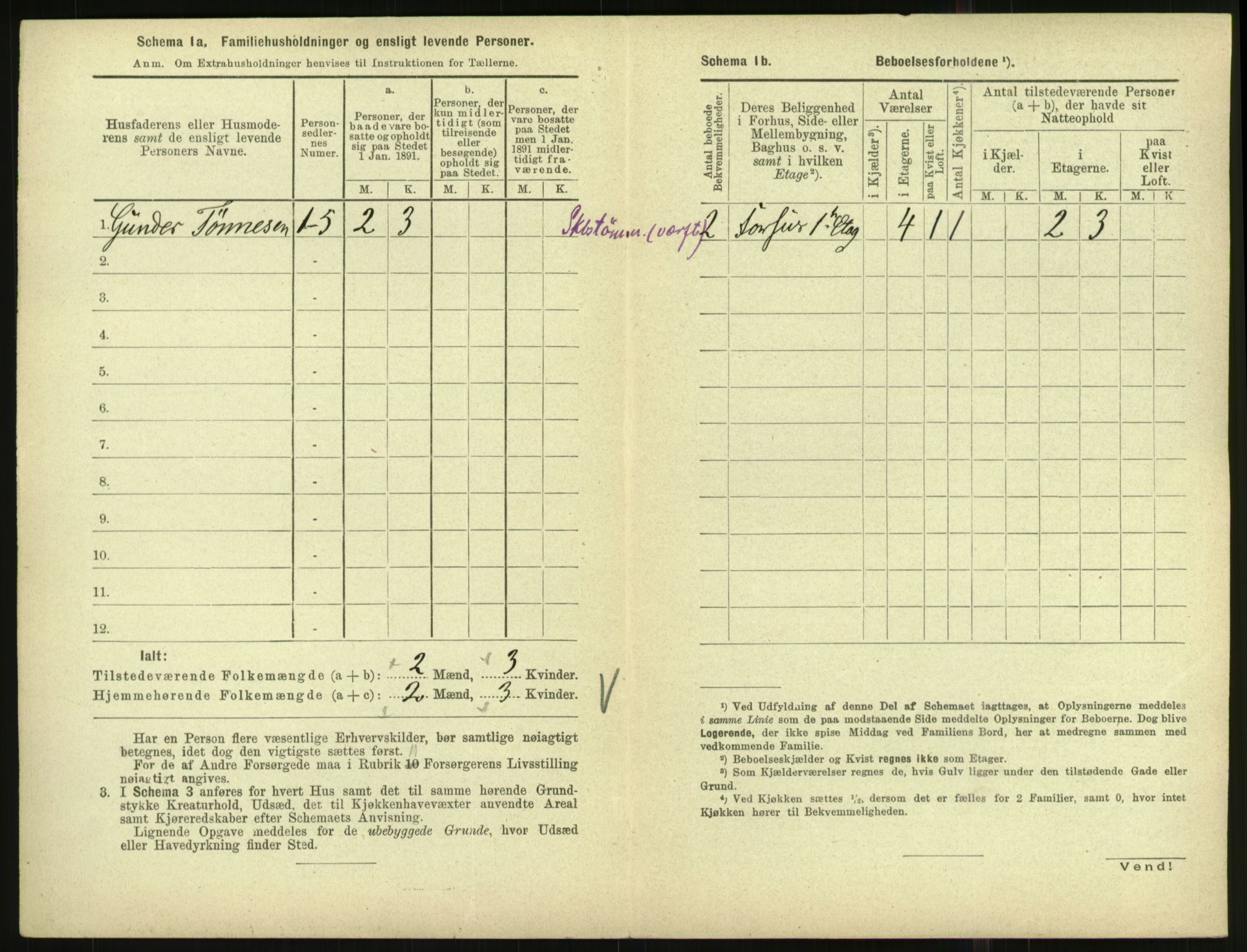 RA, 1891 census for 1001 Kristiansand, 1891, p. 1781