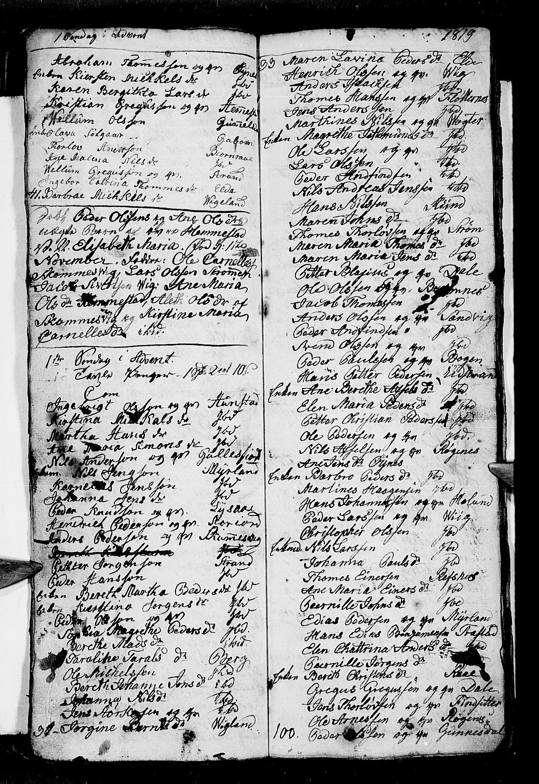 Kvæfjord sokneprestkontor, AV/SATØ-S-1323/G/Ga/Gab/L0001klokker: Parish register (copy) no. 1, 1806-1824