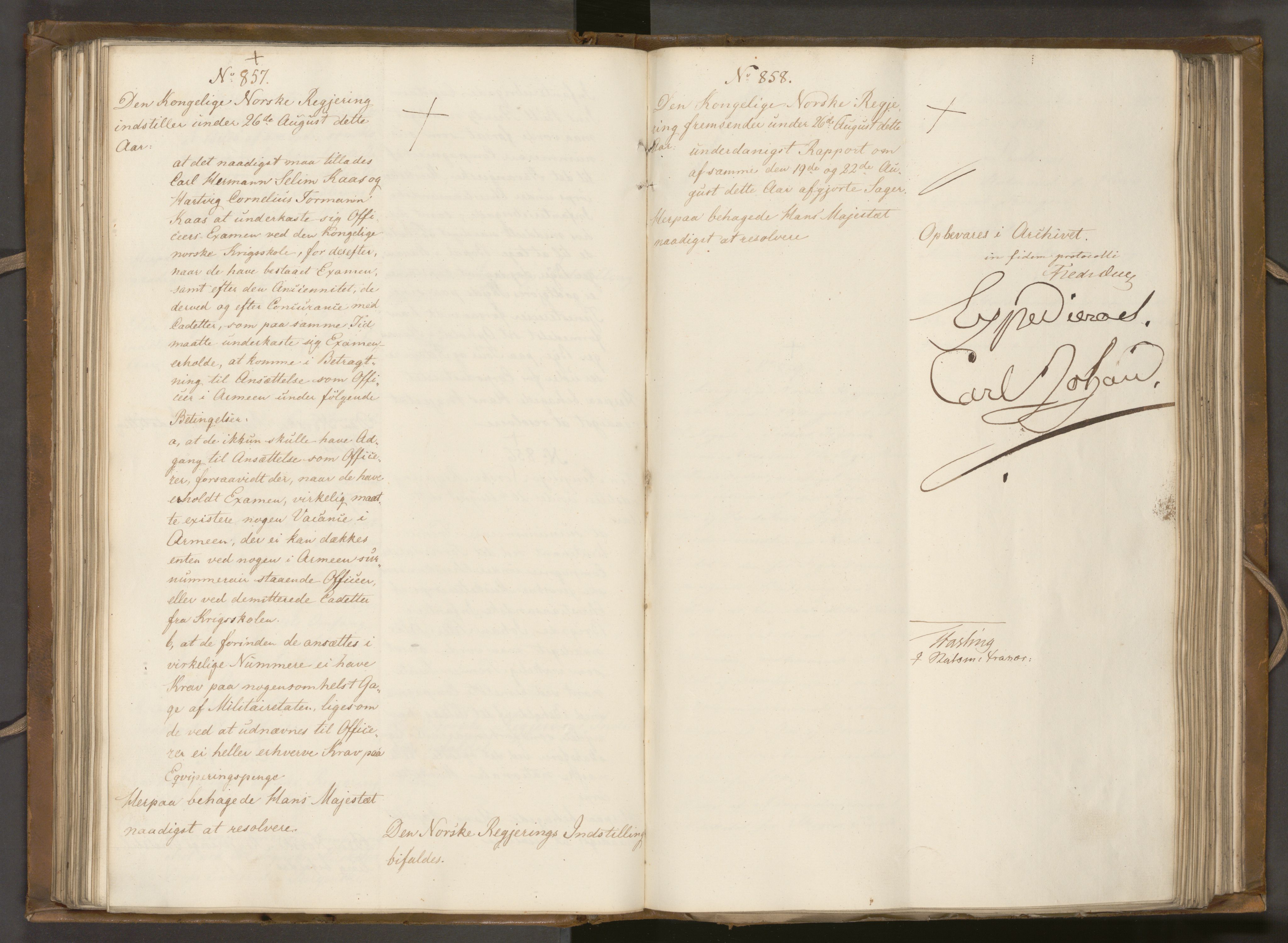 Statsrådssekretariatet, AV/RA-S-1001/A/Ab/L0039: Kgl. res. nr. 551-1179, 2. halvår, 1834